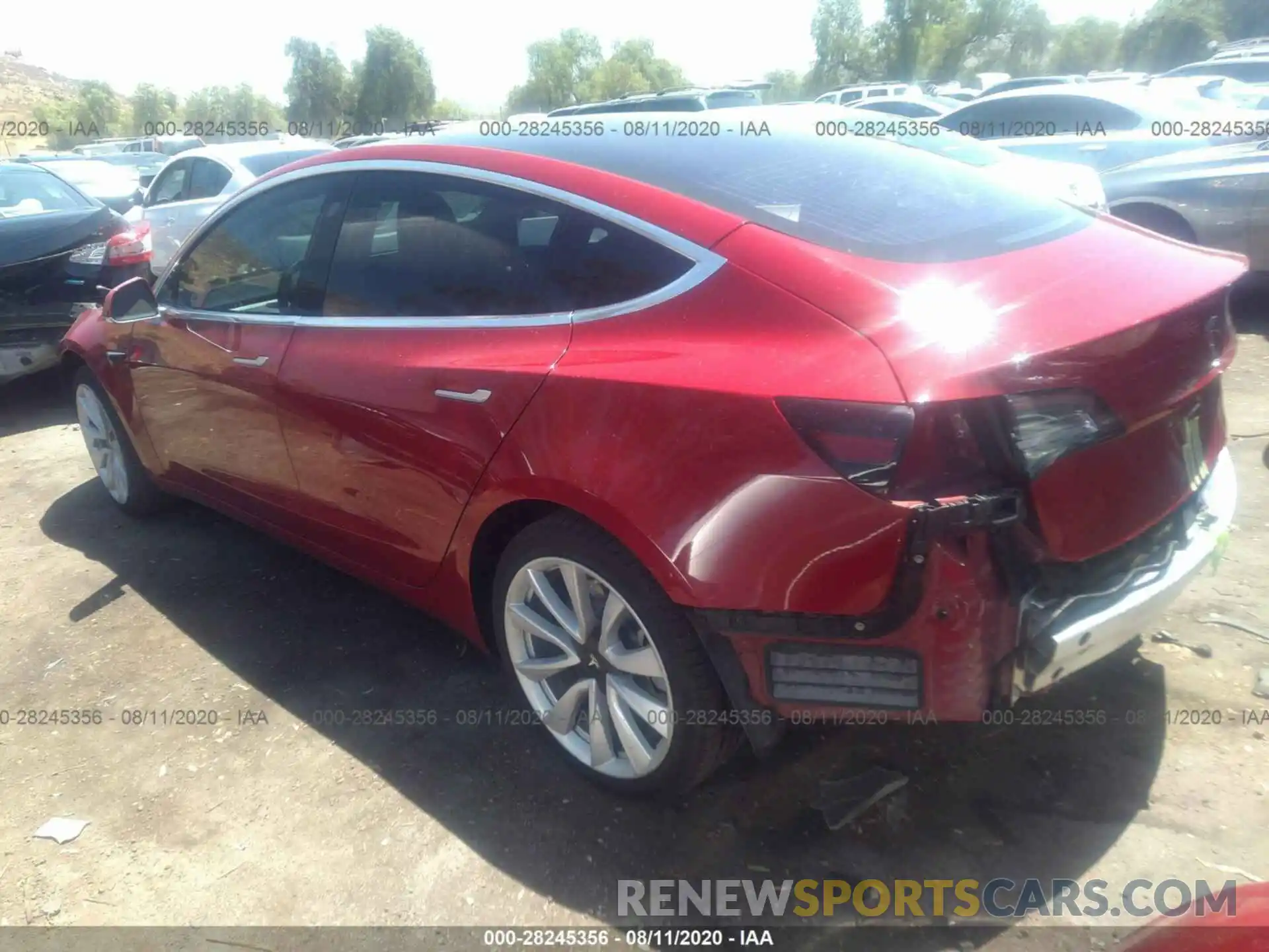 3 Фотография поврежденного автомобиля 5YJ3E1EA7KF536910 TESLA MODEL 3 2019