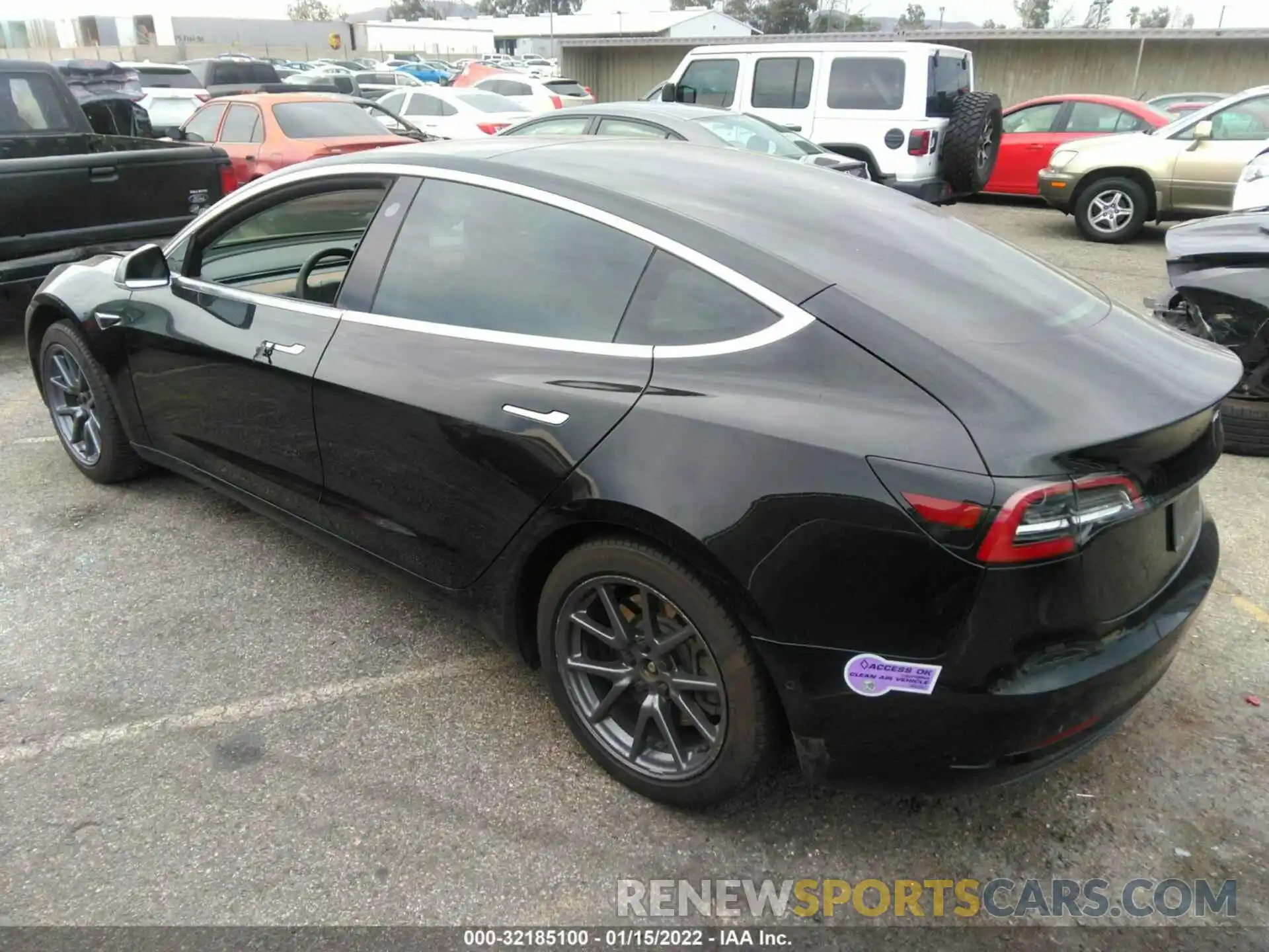 3 Photograph of a damaged car 5YJ3E1EA8KF190091 TESLA MODEL 3 2019