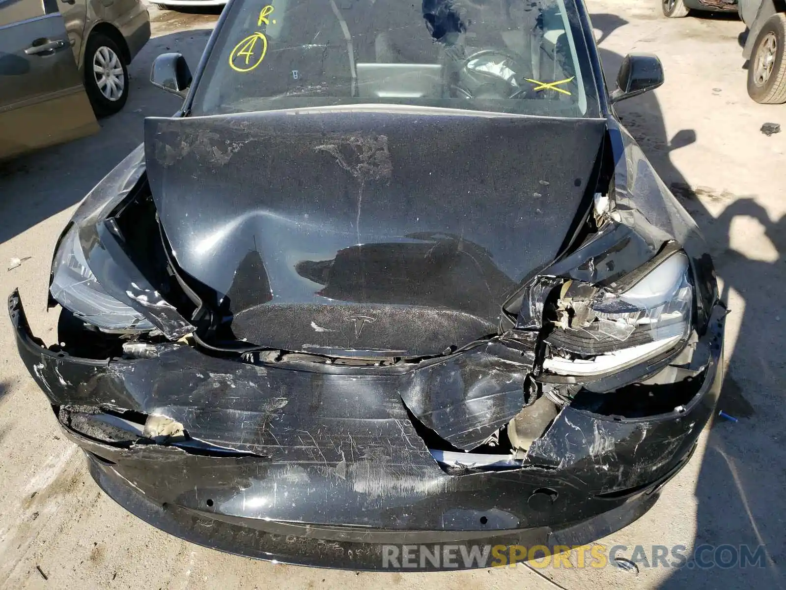 7 Photograph of a damaged car 5YJ3E1EA8KF193332 TESLA MODEL 3 2019