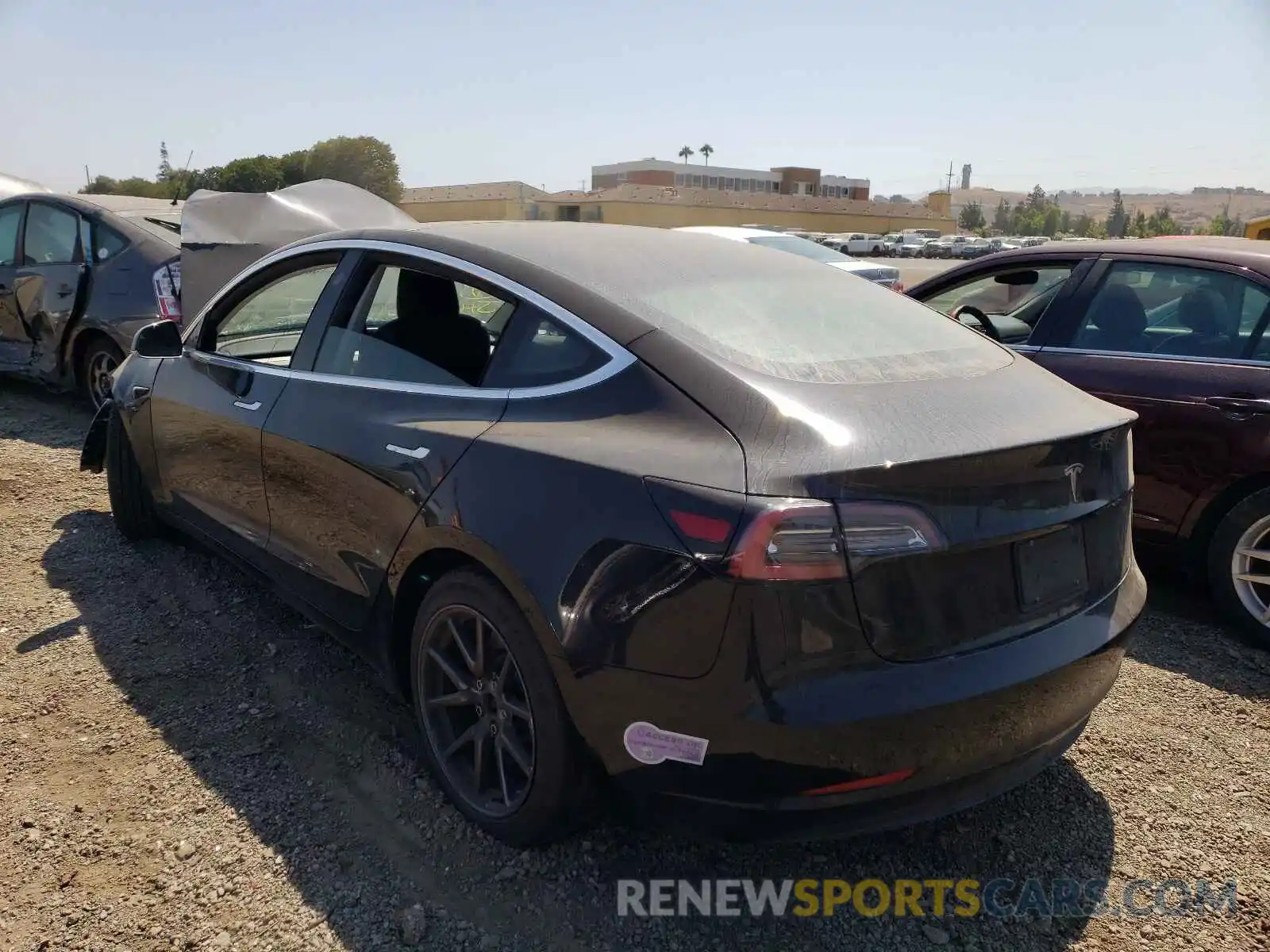 3 Photograph of a damaged car 5YJ3E1EA8KF193363 TESLA MODEL 3 2019