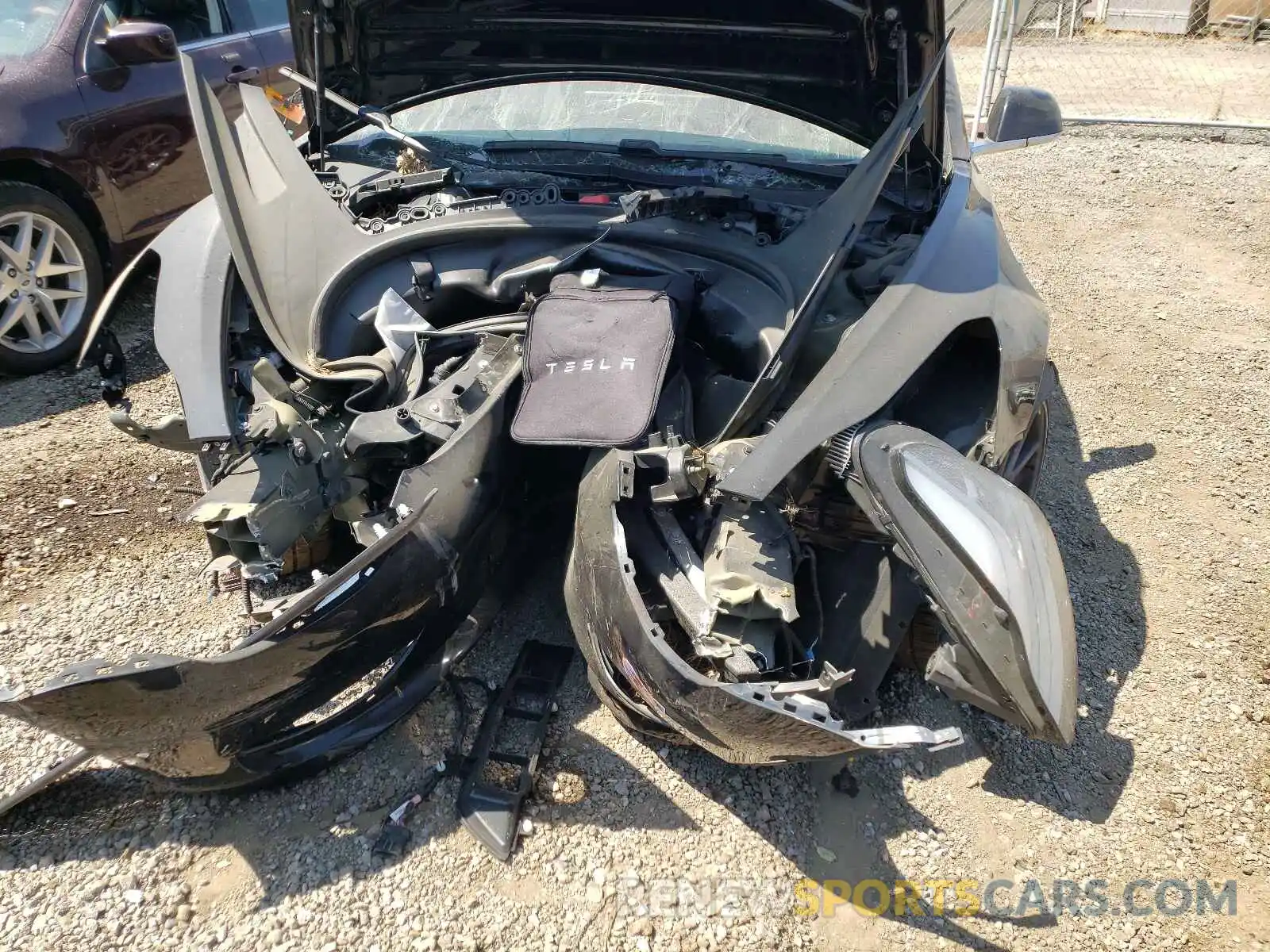 7 Photograph of a damaged car 5YJ3E1EA8KF193363 TESLA MODEL 3 2019