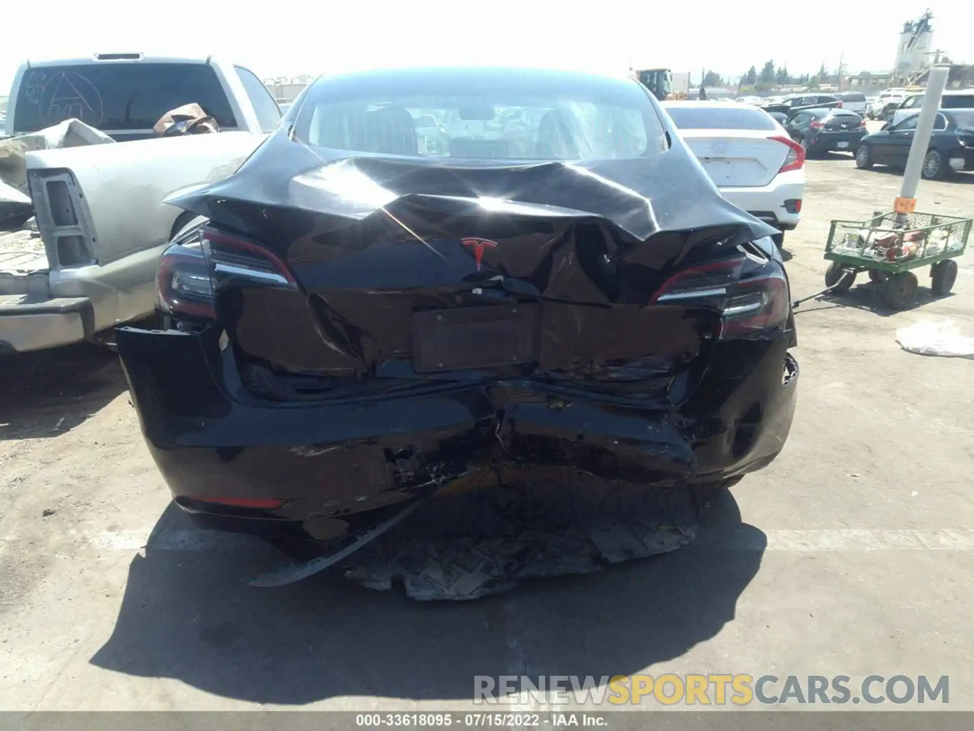 6 Photograph of a damaged car 5YJ3E1EA8KF196926 TESLA MODEL 3 2019