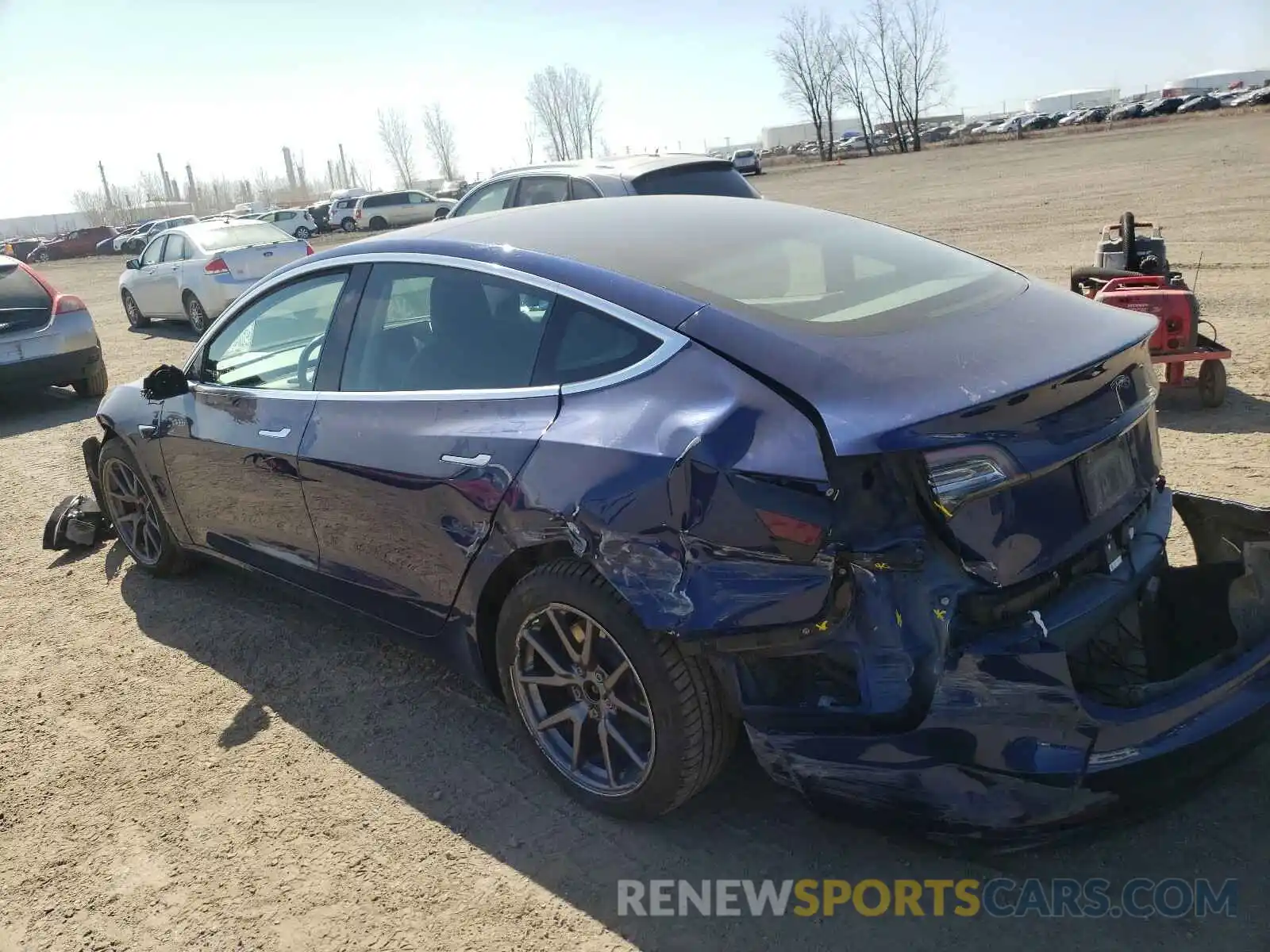 3 Photograph of a damaged car 5YJ3E1EA8KF231836 TESLA MODEL 3 2019