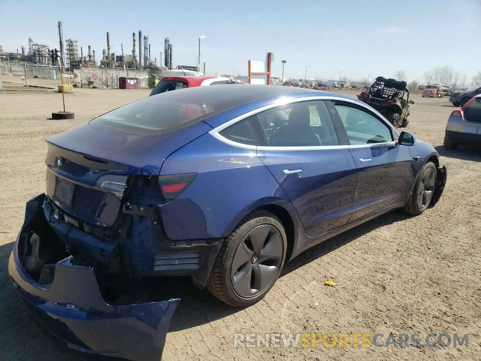 4 Photograph of a damaged car 5YJ3E1EA8KF231836 TESLA MODEL 3 2019