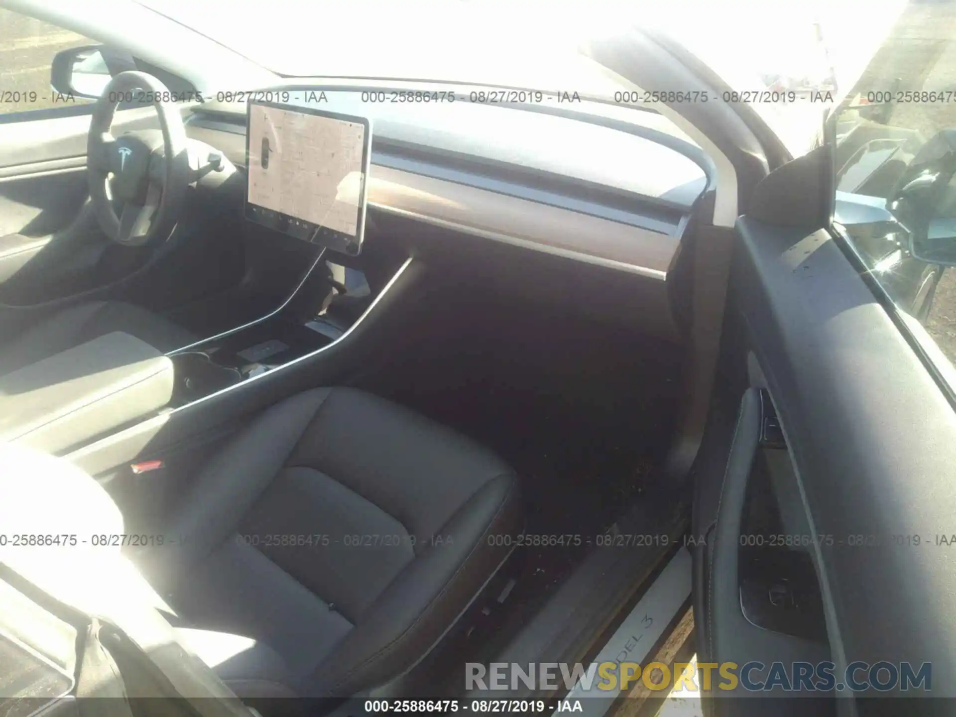 5 Photograph of a damaged car 5YJ3E1EA8KF297531 TESLA MODEL 3 2019