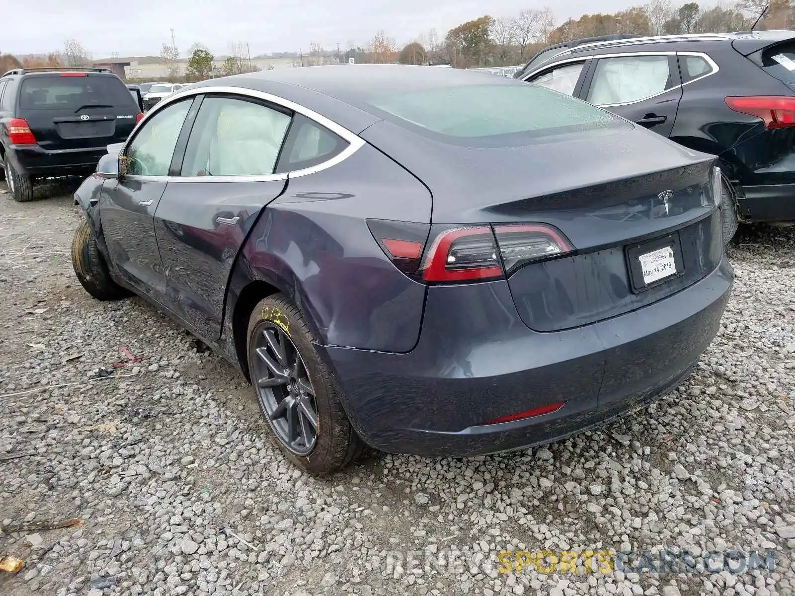 3 Фотография поврежденного автомобиля 5YJ3E1EA8KF298551 TESLA MODEL 3 2019