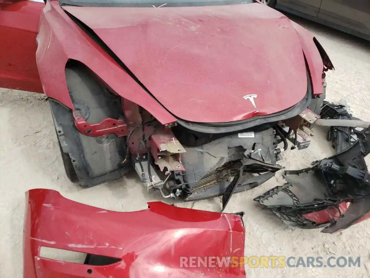 9 Photograph of a damaged car 5YJ3E1EA8KF298937 TESLA MODEL 3 2019