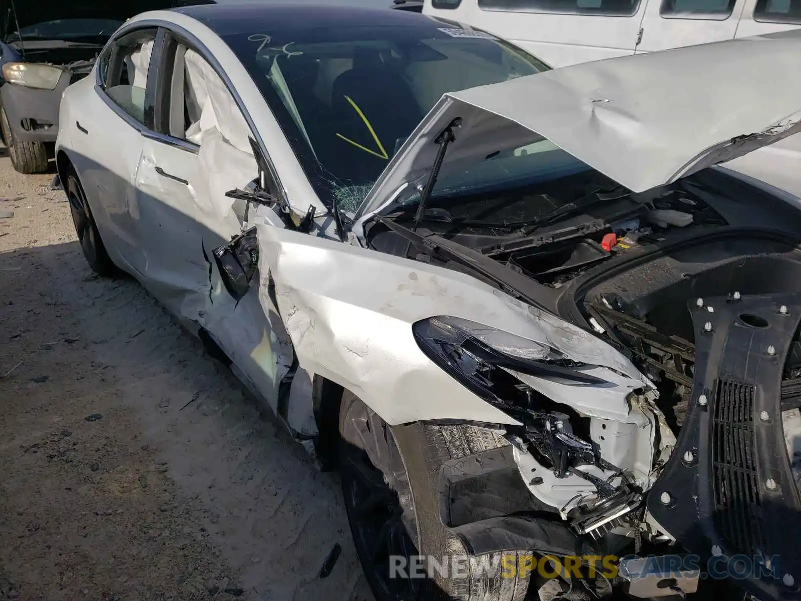 9 Photograph of a damaged car 5YJ3E1EA8KF299988 TESLA MODEL 3 2019