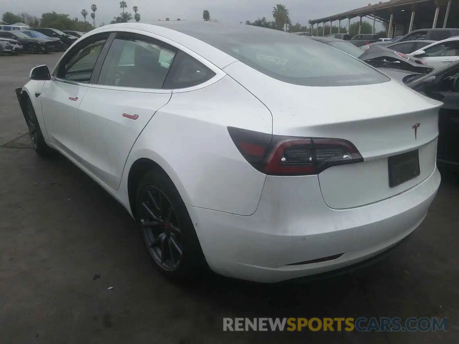 3 Photograph of a damaged car 5YJ3E1EA8KF300055 TESLA MODEL 3 2019