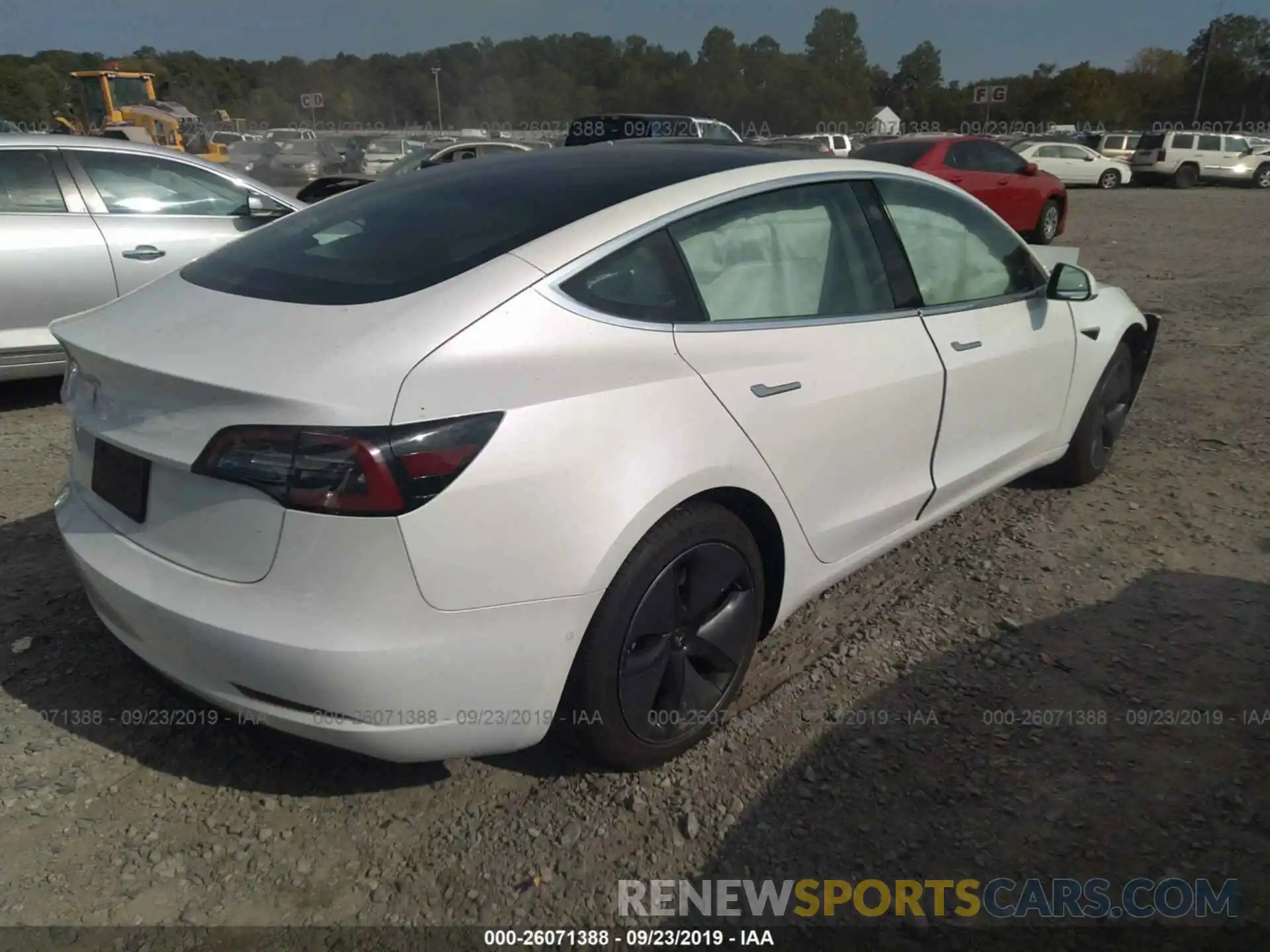 4 Photograph of a damaged car 5YJ3E1EA8KF300248 TESLA MODEL 3 2019