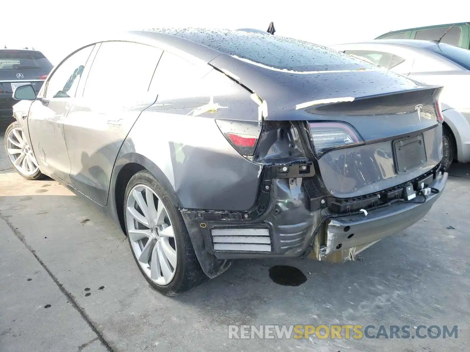 3 Photograph of a damaged car 5YJ3E1EA8KF300766 TESLA MODEL 3 2019