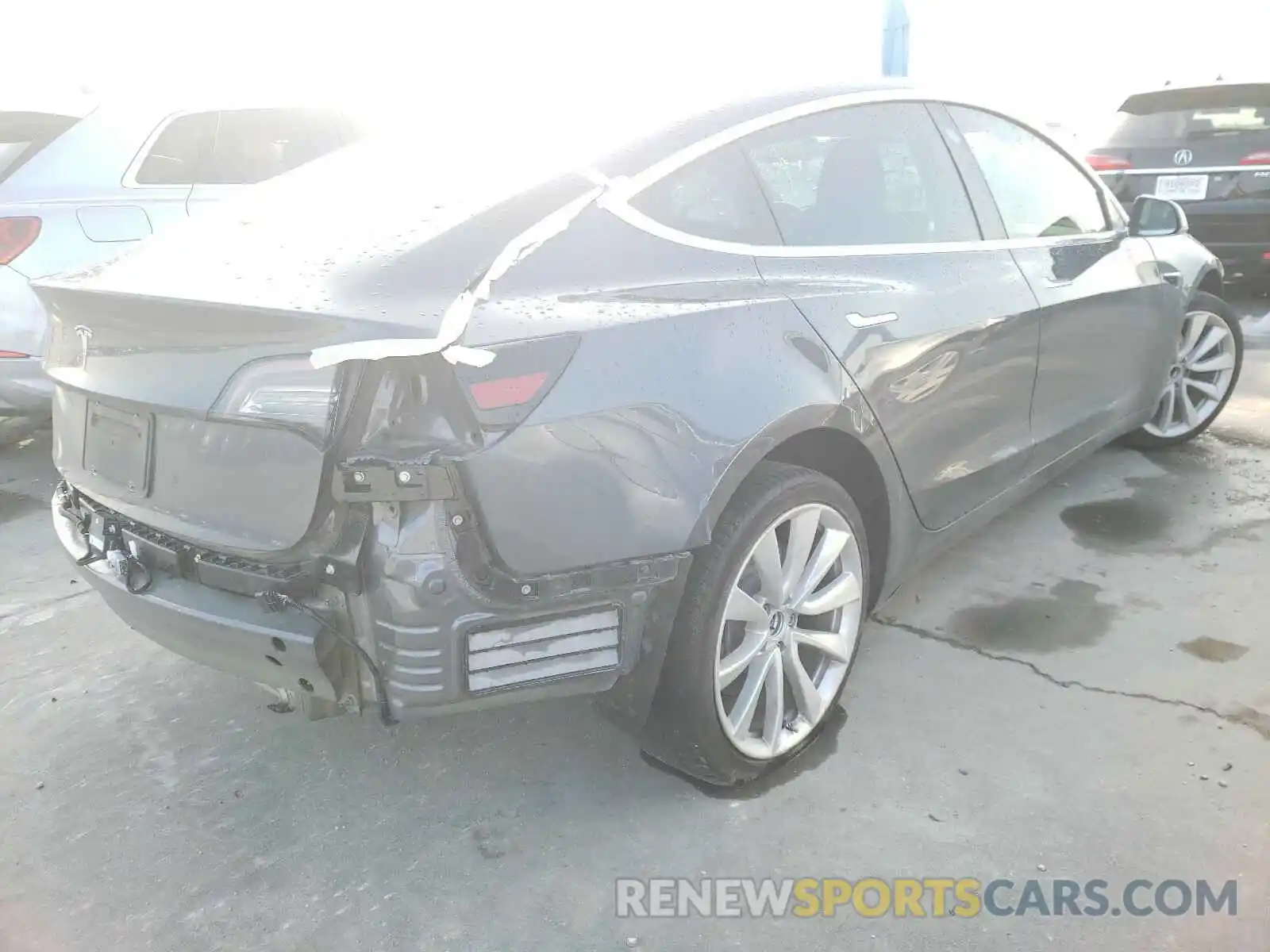 4 Photograph of a damaged car 5YJ3E1EA8KF300766 TESLA MODEL 3 2019