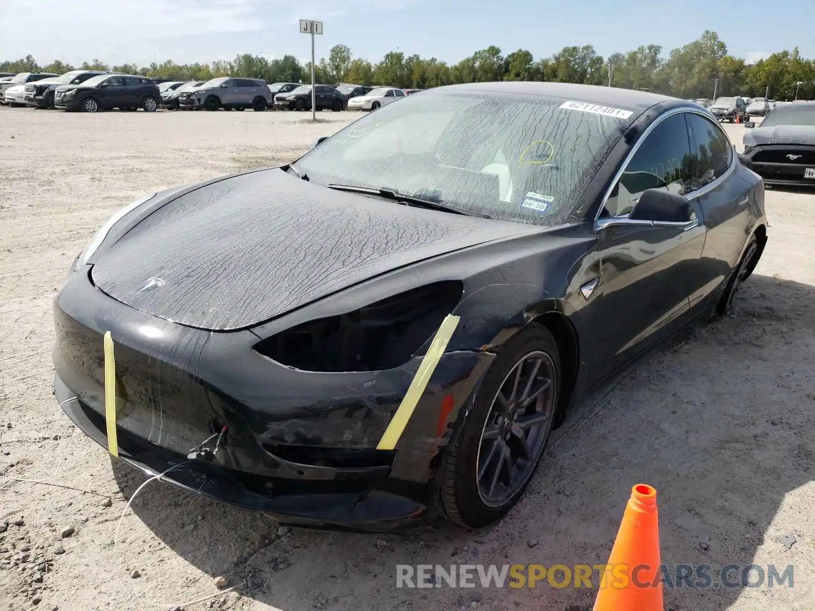 2 Фотография поврежденного автомобиля 5YJ3E1EA8KF302162 TESLA MODEL 3 2019