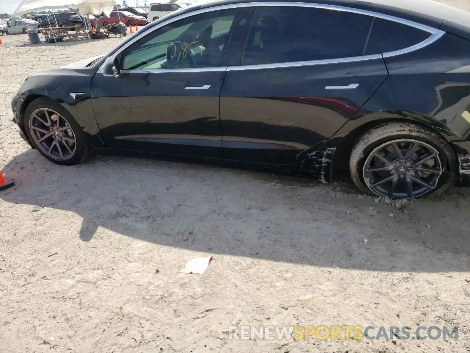 9 Photograph of a damaged car 5YJ3E1EA8KF302162 TESLA MODEL 3 2019