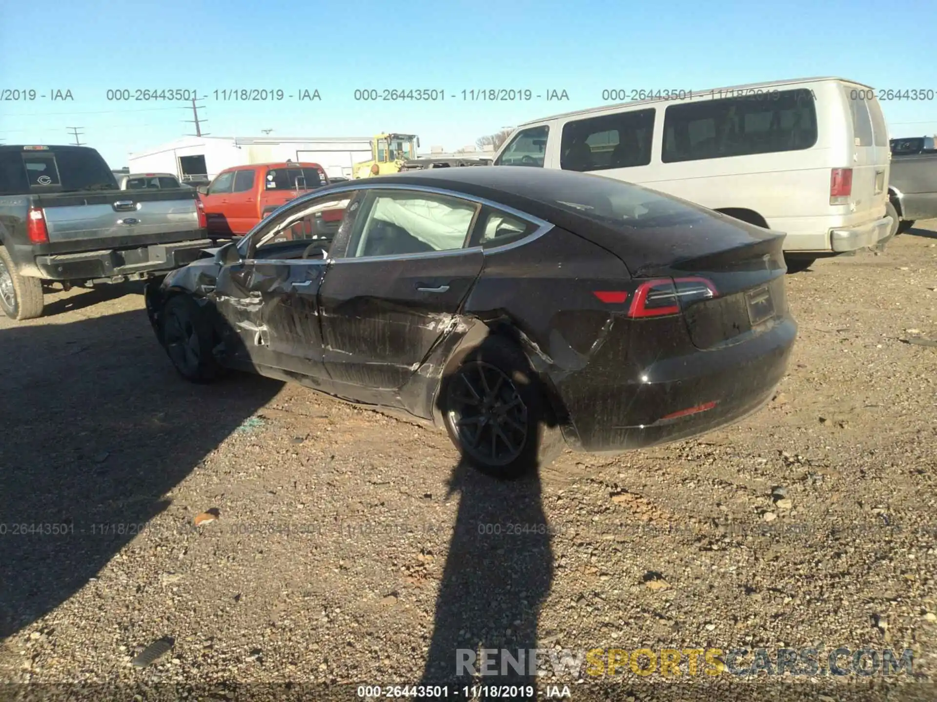 3 Photograph of a damaged car 5YJ3E1EA8KF304297 TESLA MODEL 3 2019