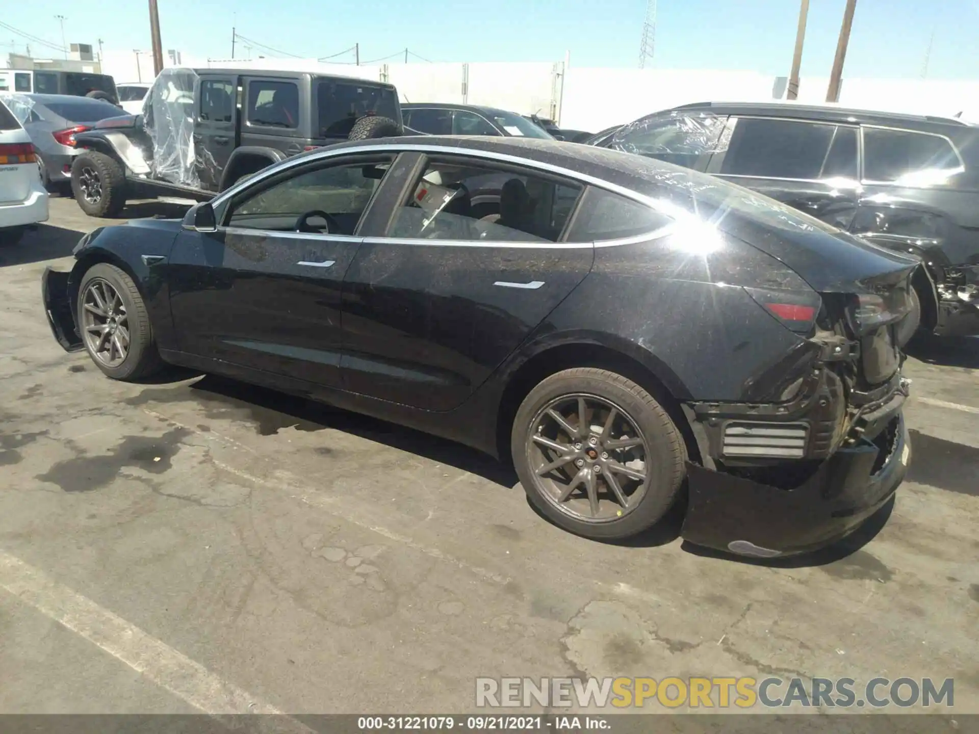 3 Photograph of a damaged car 5YJ3E1EA8KF305028 TESLA MODEL 3 2019