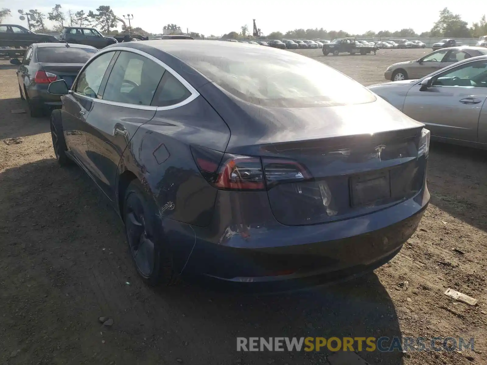 3 Photograph of a damaged car 5YJ3E1EA8KF308172 TESLA MODEL 3 2019