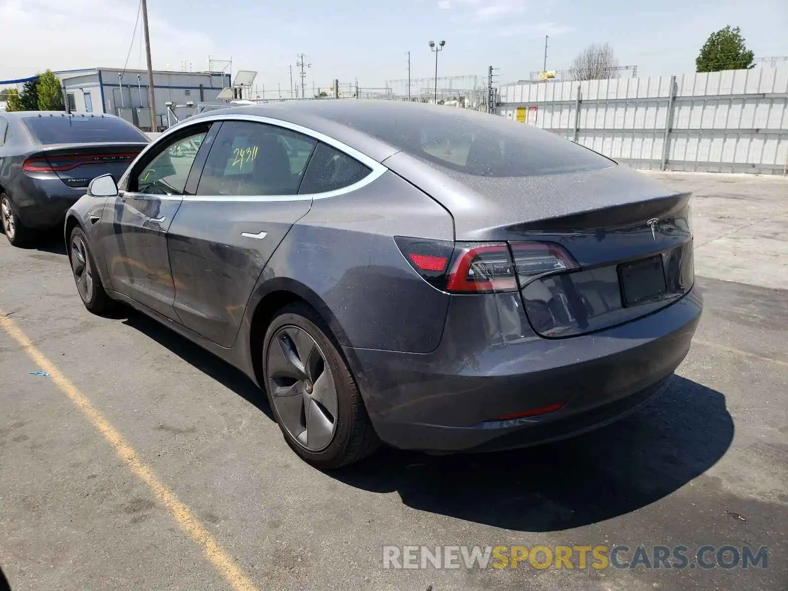 3 Photograph of a damaged car 5YJ3E1EA8KF312240 TESLA MODEL 3 2019