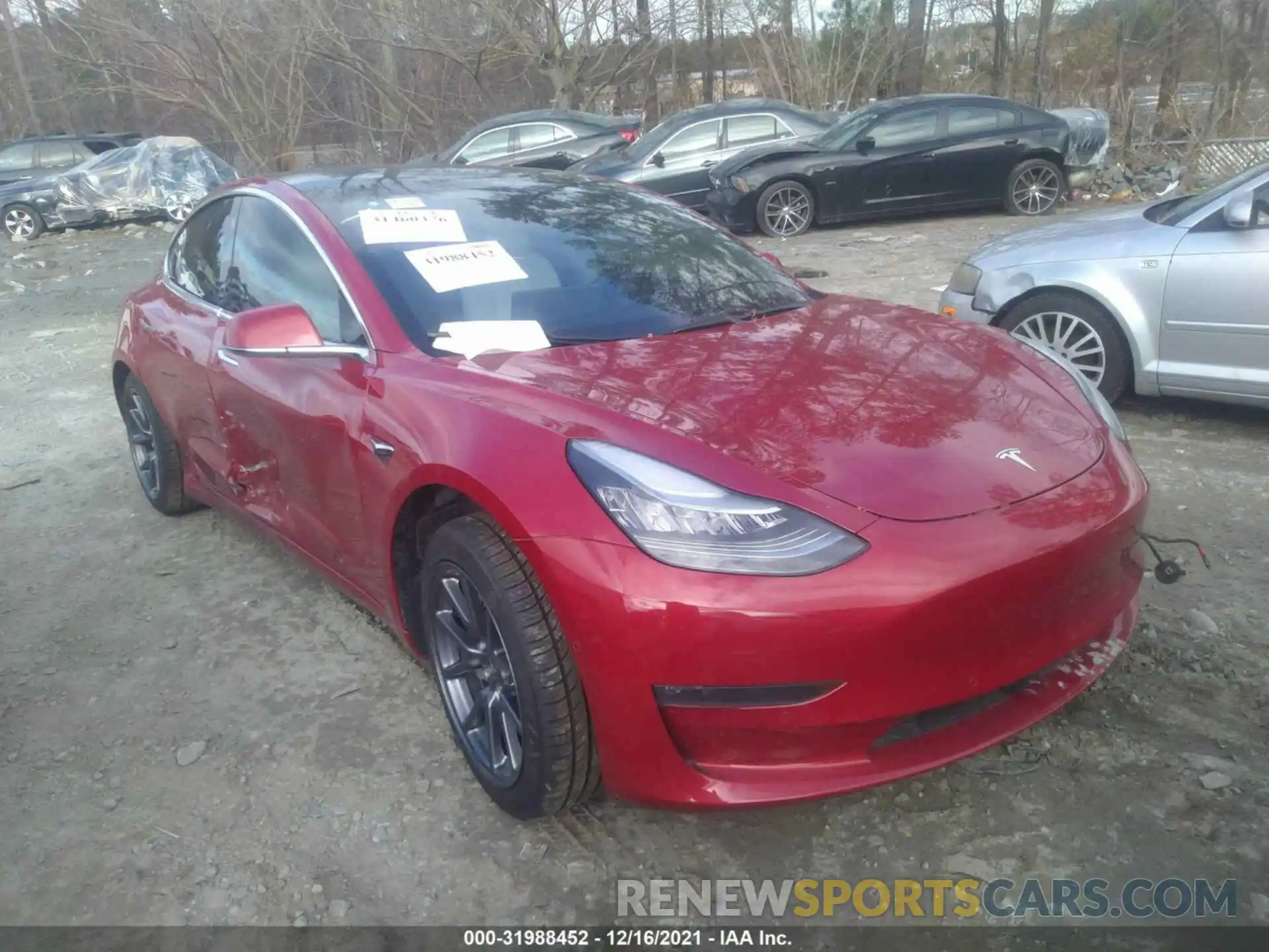 1 Photograph of a damaged car 5YJ3E1EA8KF312271 TESLA MODEL 3 2019