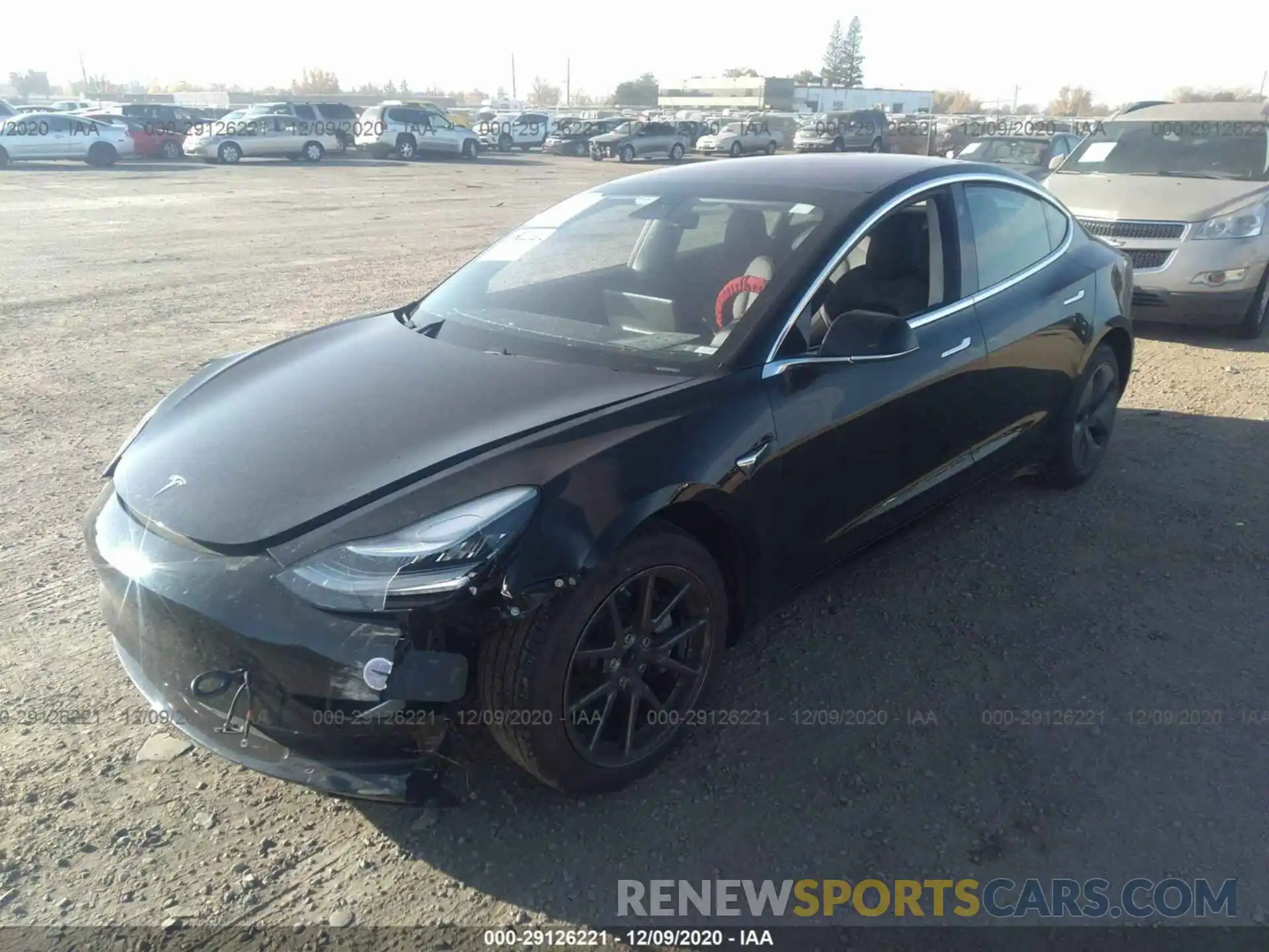 2 Фотография поврежденного автомобиля 5YJ3E1EA8KF313193 TESLA MODEL 3 2019