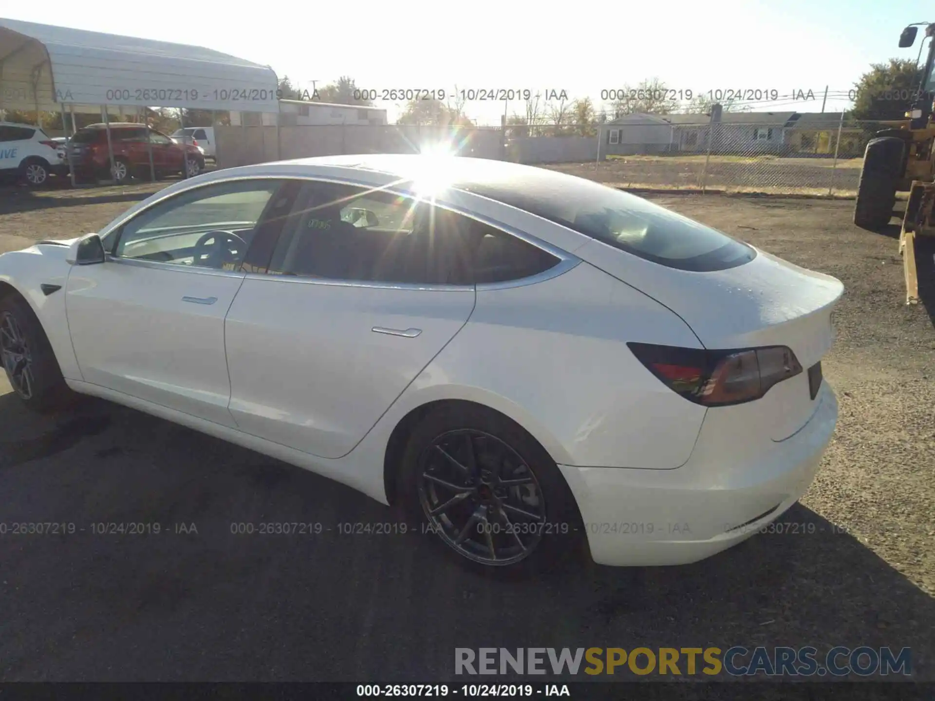 3 Photograph of a damaged car 5YJ3E1EA8KF314005 TESLA MODEL 3 2019