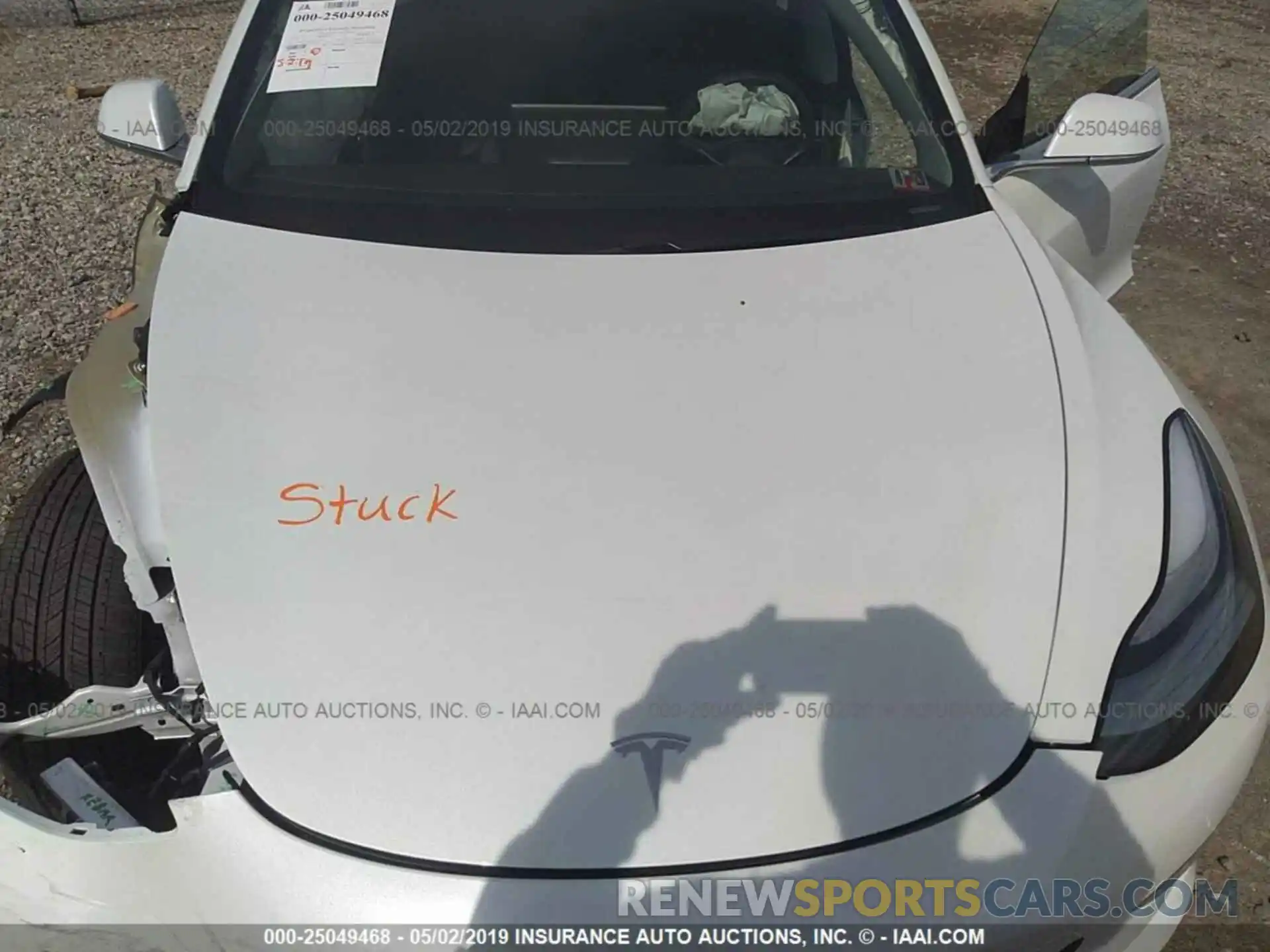 10 Photograph of a damaged car 5YJ3E1EA8KF314019 TESLA MODEL 3 2019