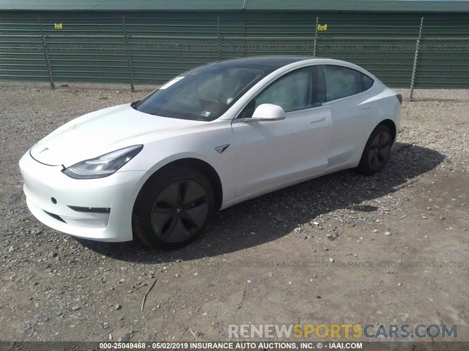 2 Photograph of a damaged car 5YJ3E1EA8KF314019 TESLA MODEL 3 2019