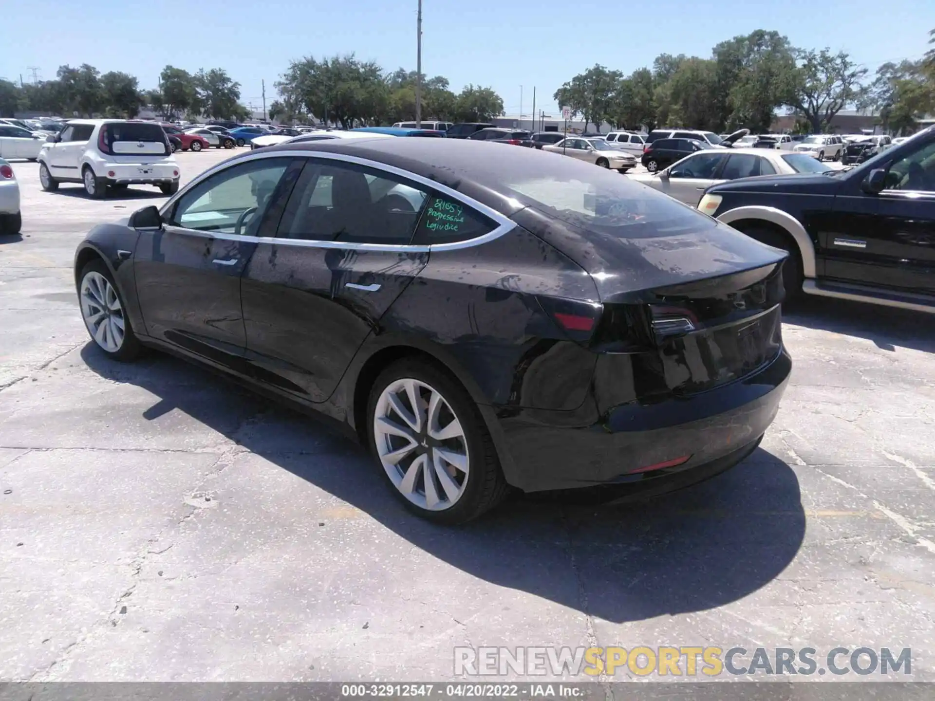 3 Photograph of a damaged car 5YJ3E1EA8KF314232 TESLA MODEL 3 2019