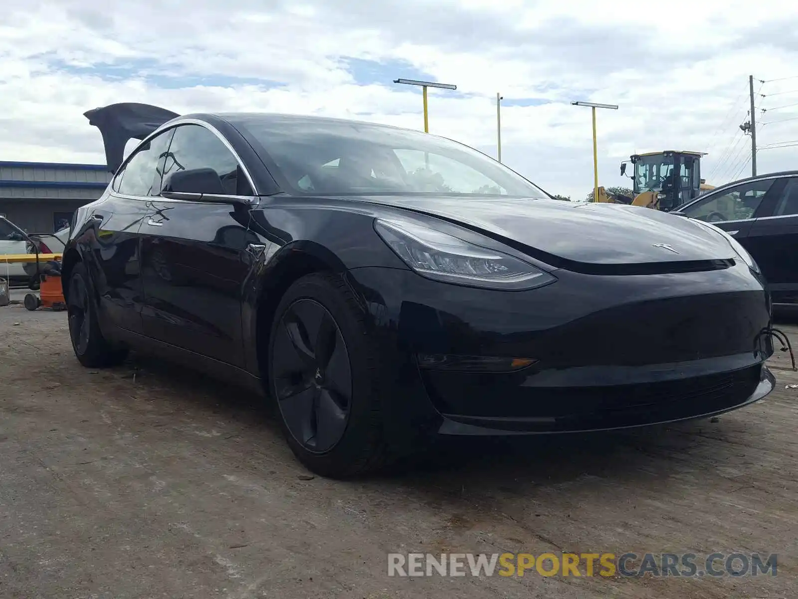 1 Photograph of a damaged car 5YJ3E1EA8KF317017 TESLA MODEL 3 2019