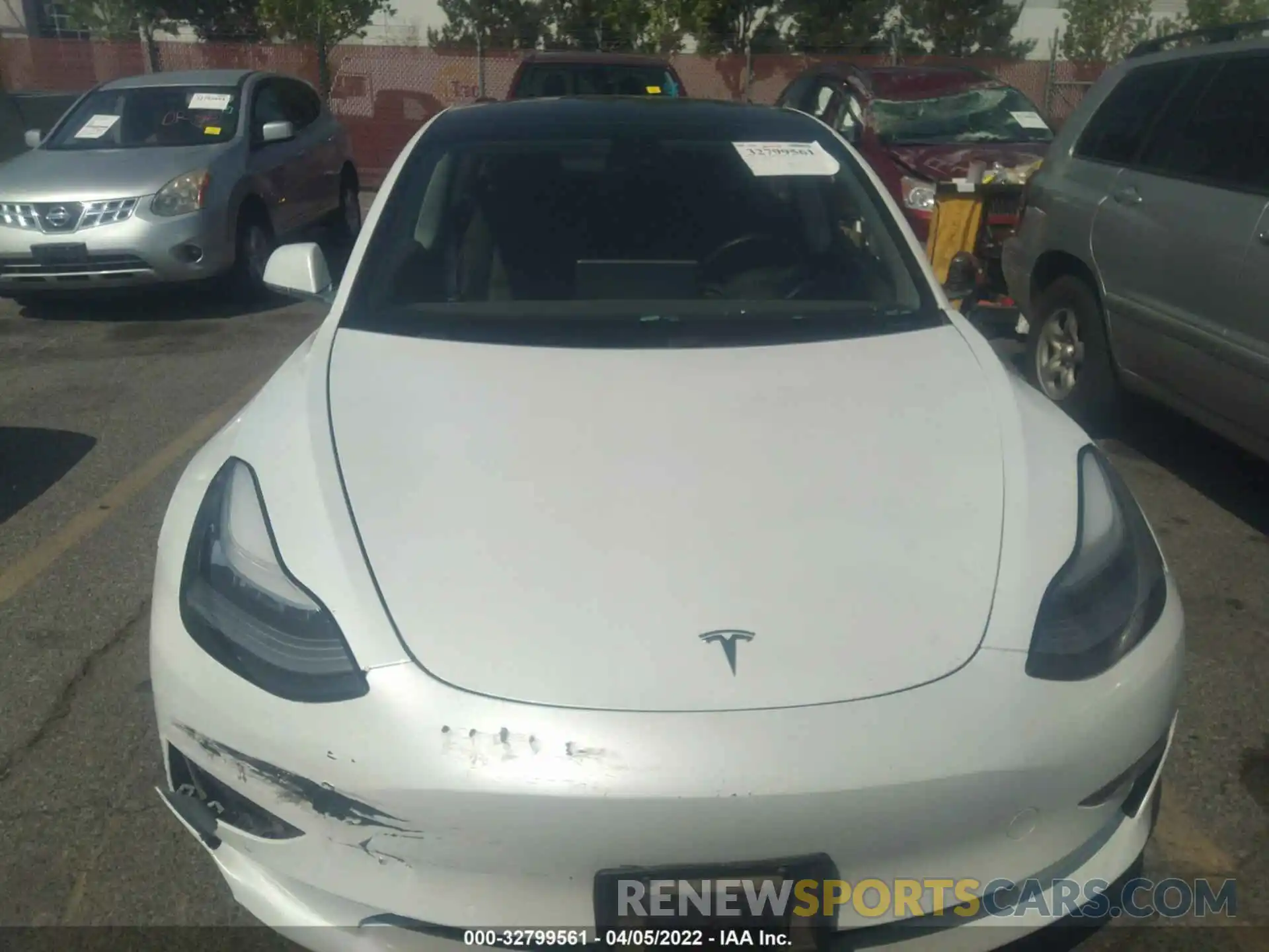 10 Photograph of a damaged car 5YJ3E1EA8KF317485 TESLA MODEL 3 2019