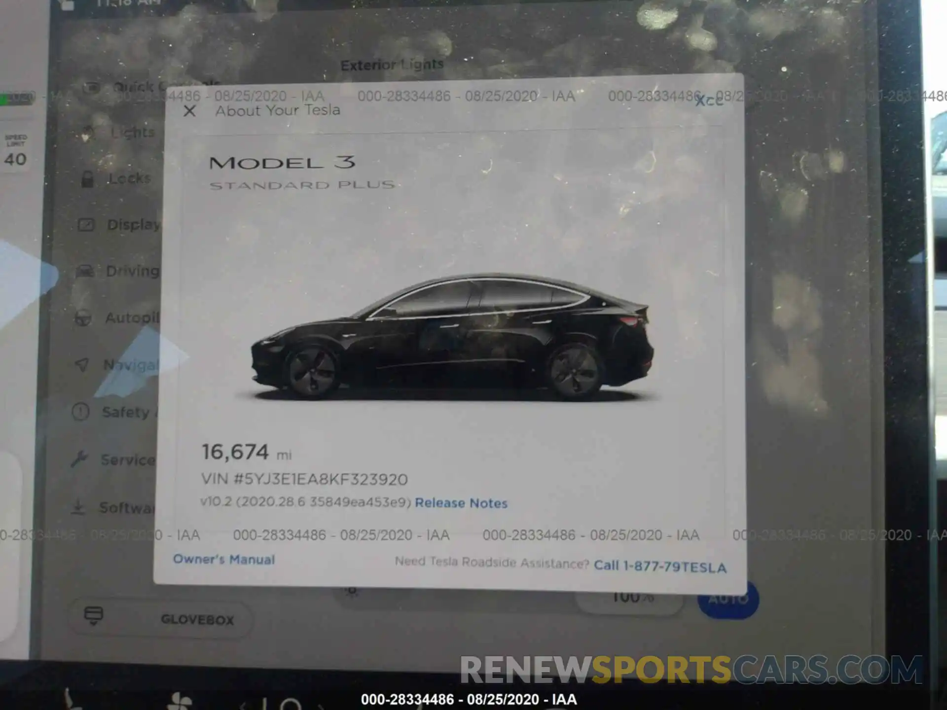 7 Photograph of a damaged car 5YJ3E1EA8KF323920 TESLA MODEL 3 2019