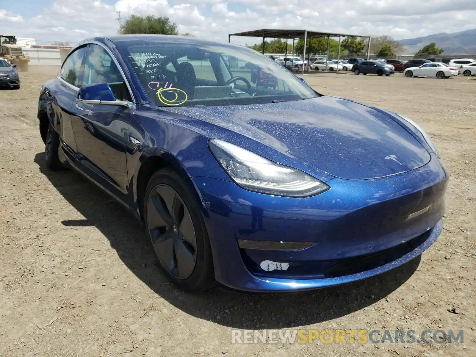 1 Фотография поврежденного автомобиля 5YJ3E1EA8KF326297 TESLA MODEL 3 2019