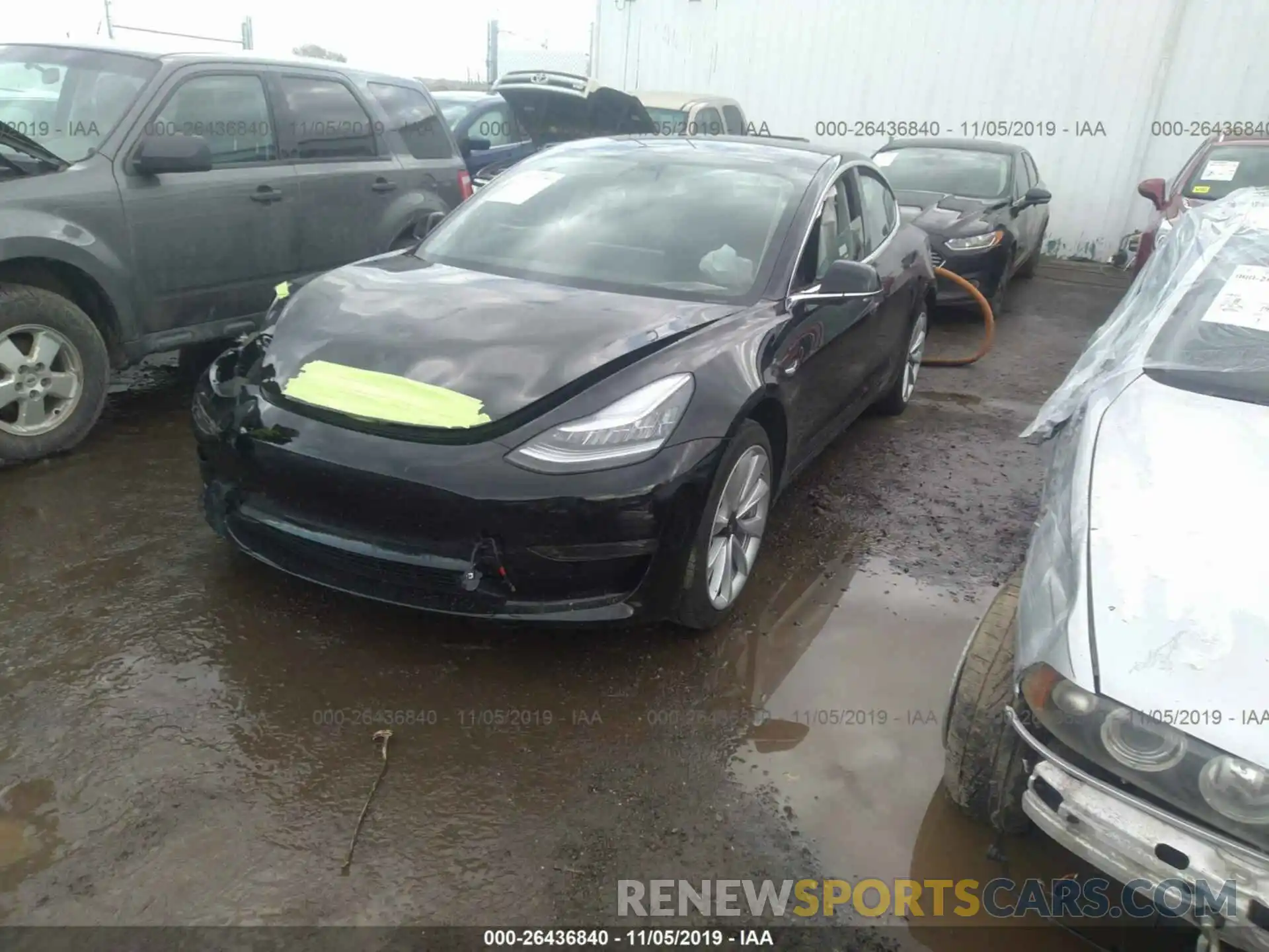 2 Photograph of a damaged car 5YJ3E1EA8KF331788 TESLA MODEL 3 2019