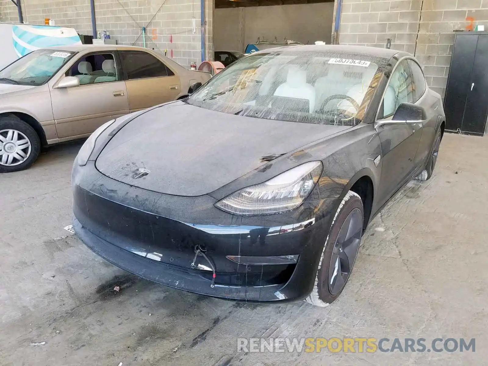 2 Фотография поврежденного автомобиля 5YJ3E1EA8KF332228 TESLA MODEL 3 2019