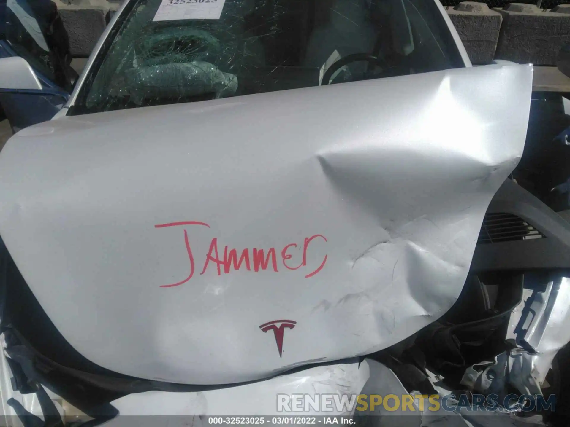 10 Photograph of a damaged car 5YJ3E1EA8KF332827 TESLA MODEL 3 2019