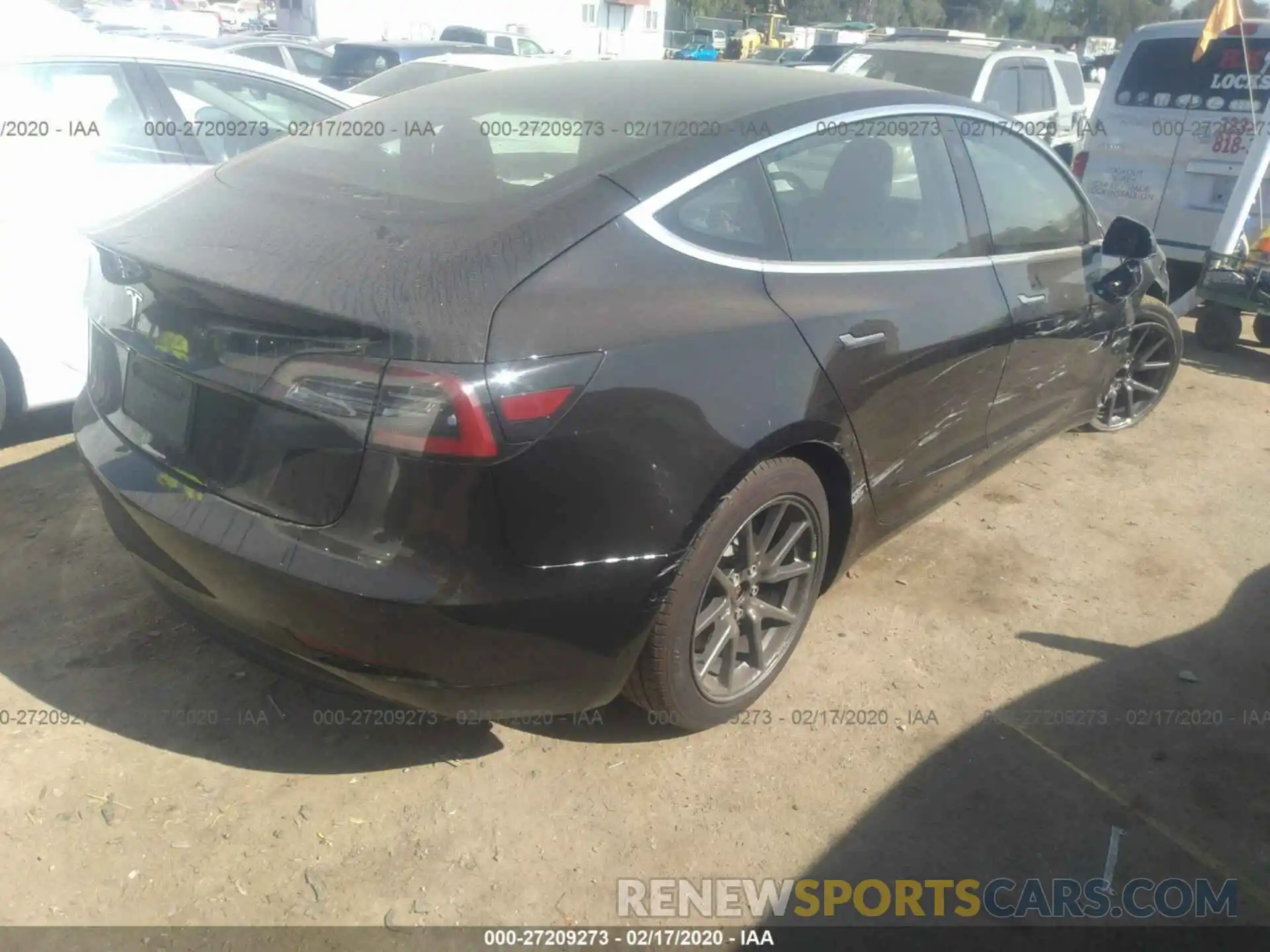 4 Photograph of a damaged car 5YJ3E1EA8KF361857 TESLA MODEL 3 2019