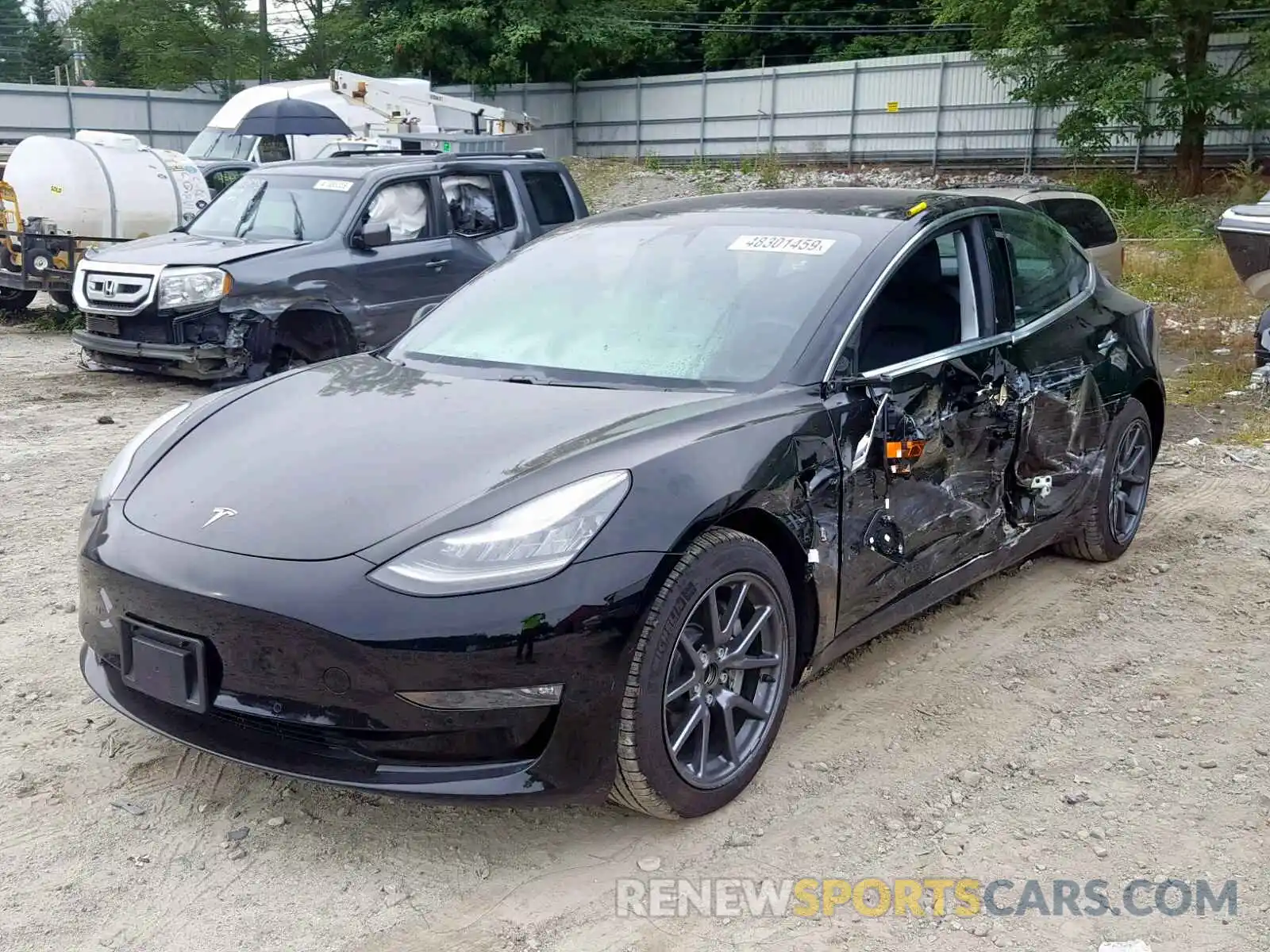 2 Фотография поврежденного автомобиля 5YJ3E1EA8KF362068 TESLA MODEL 3 2019