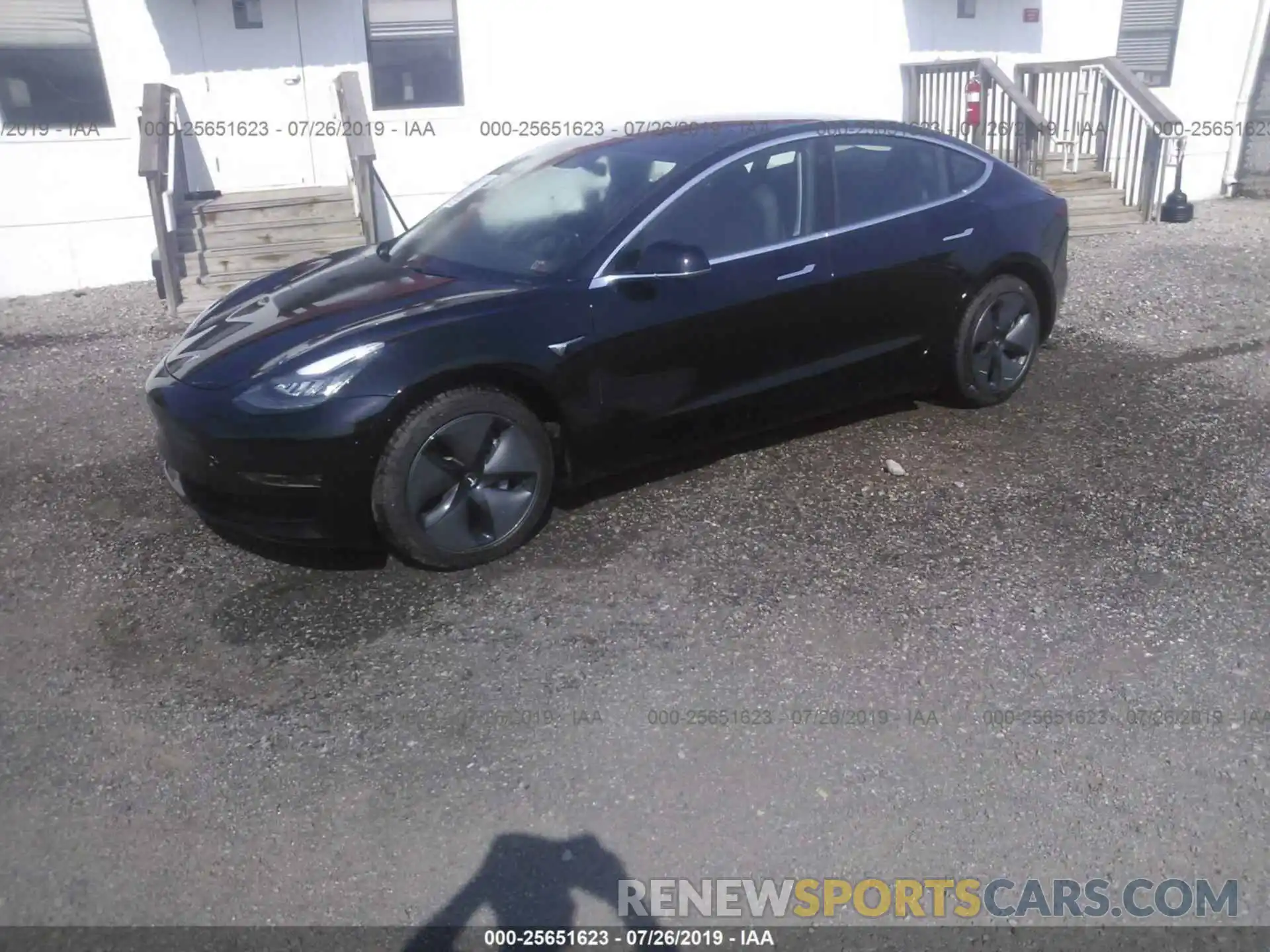 2 Photograph of a damaged car 5YJ3E1EA8KF394499 TESLA MODEL 3 2019