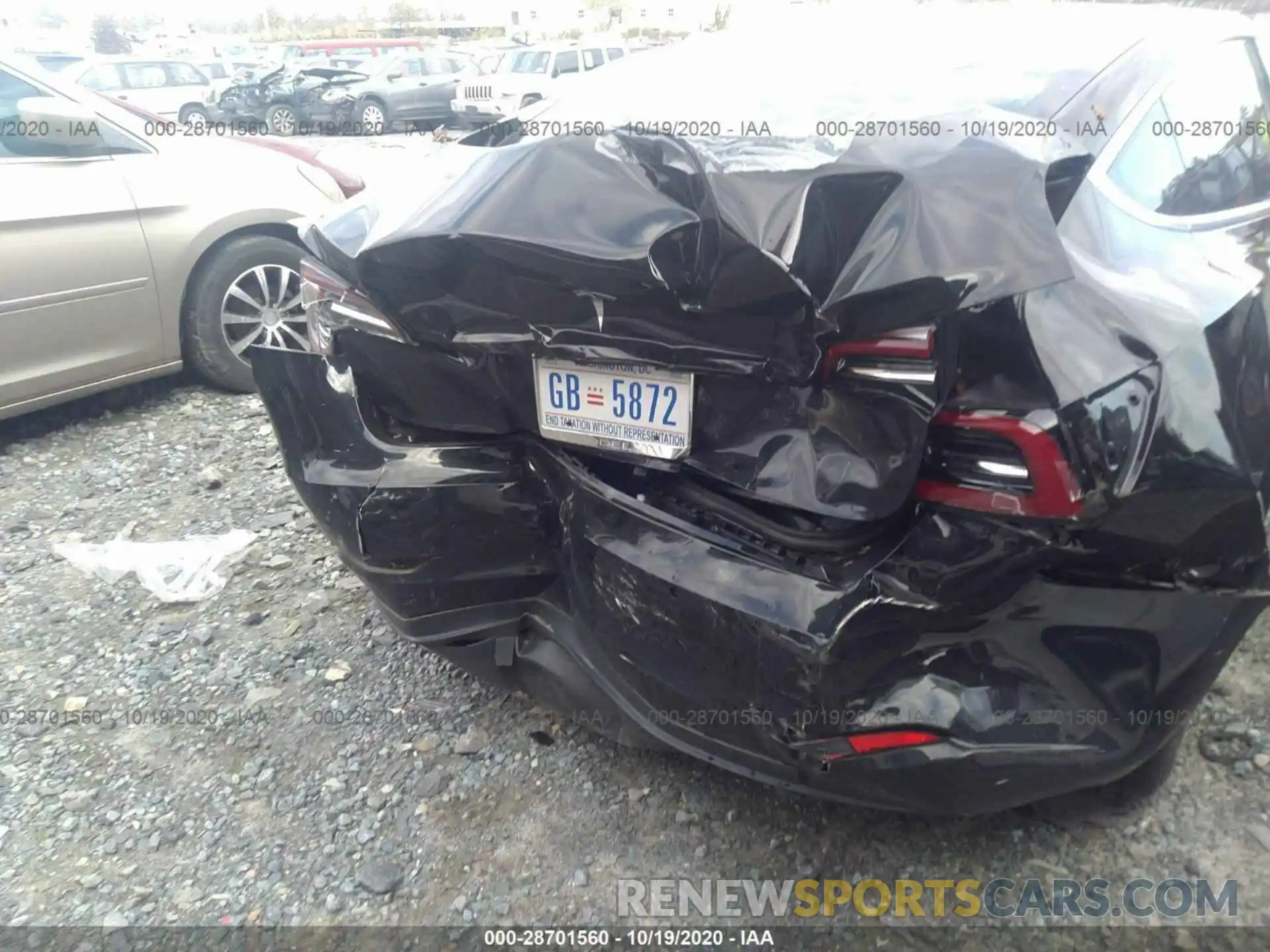 6 Photograph of a damaged car 5YJ3E1EA8KF394924 TESLA MODEL 3 2019