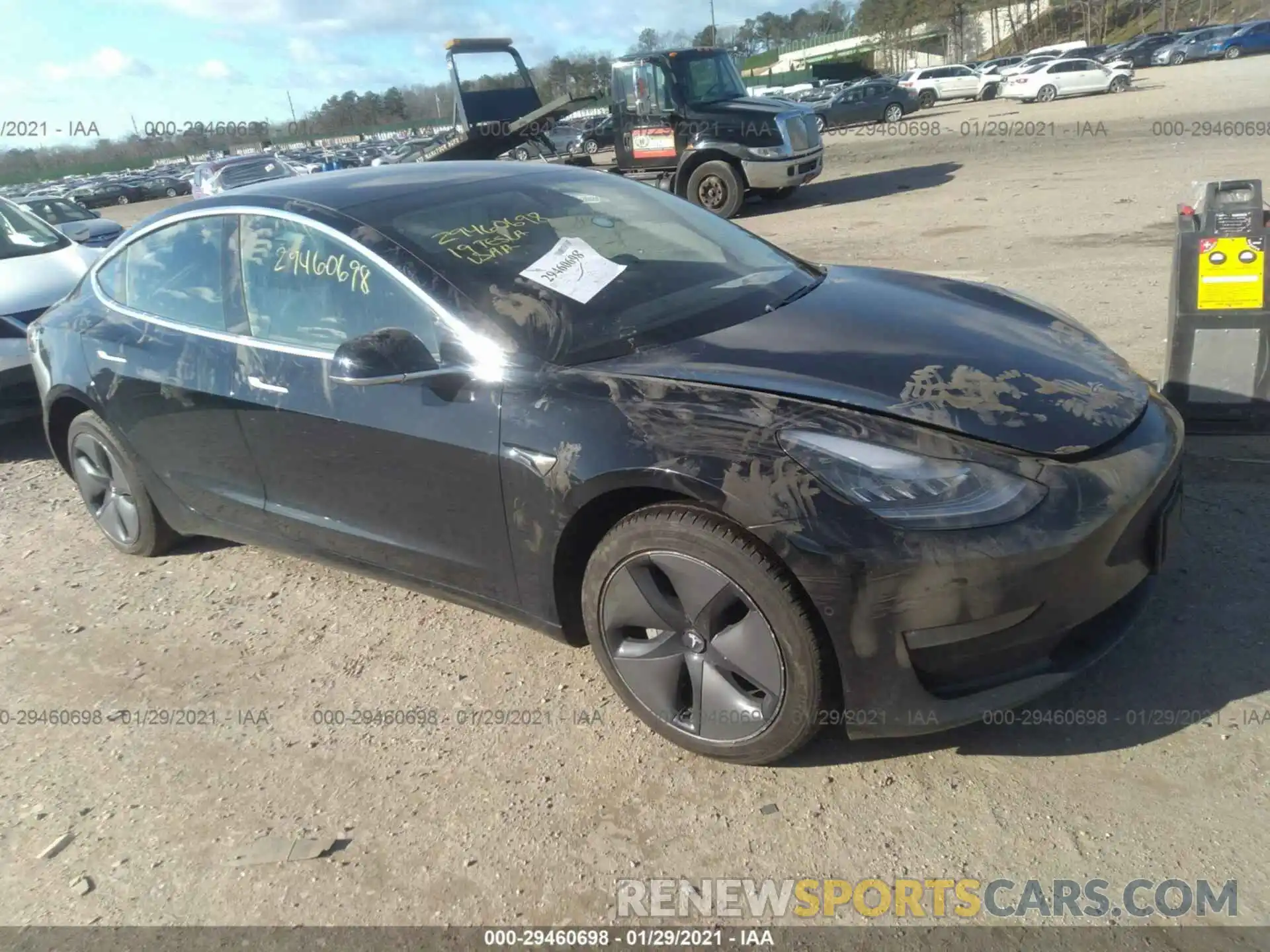 1 Photograph of a damaged car 5YJ3E1EA8KF394941 TESLA MODEL 3 2019