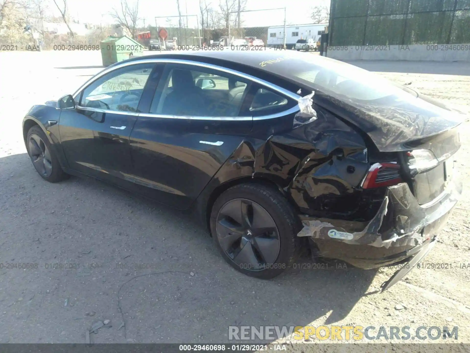 3 Photograph of a damaged car 5YJ3E1EA8KF394941 TESLA MODEL 3 2019