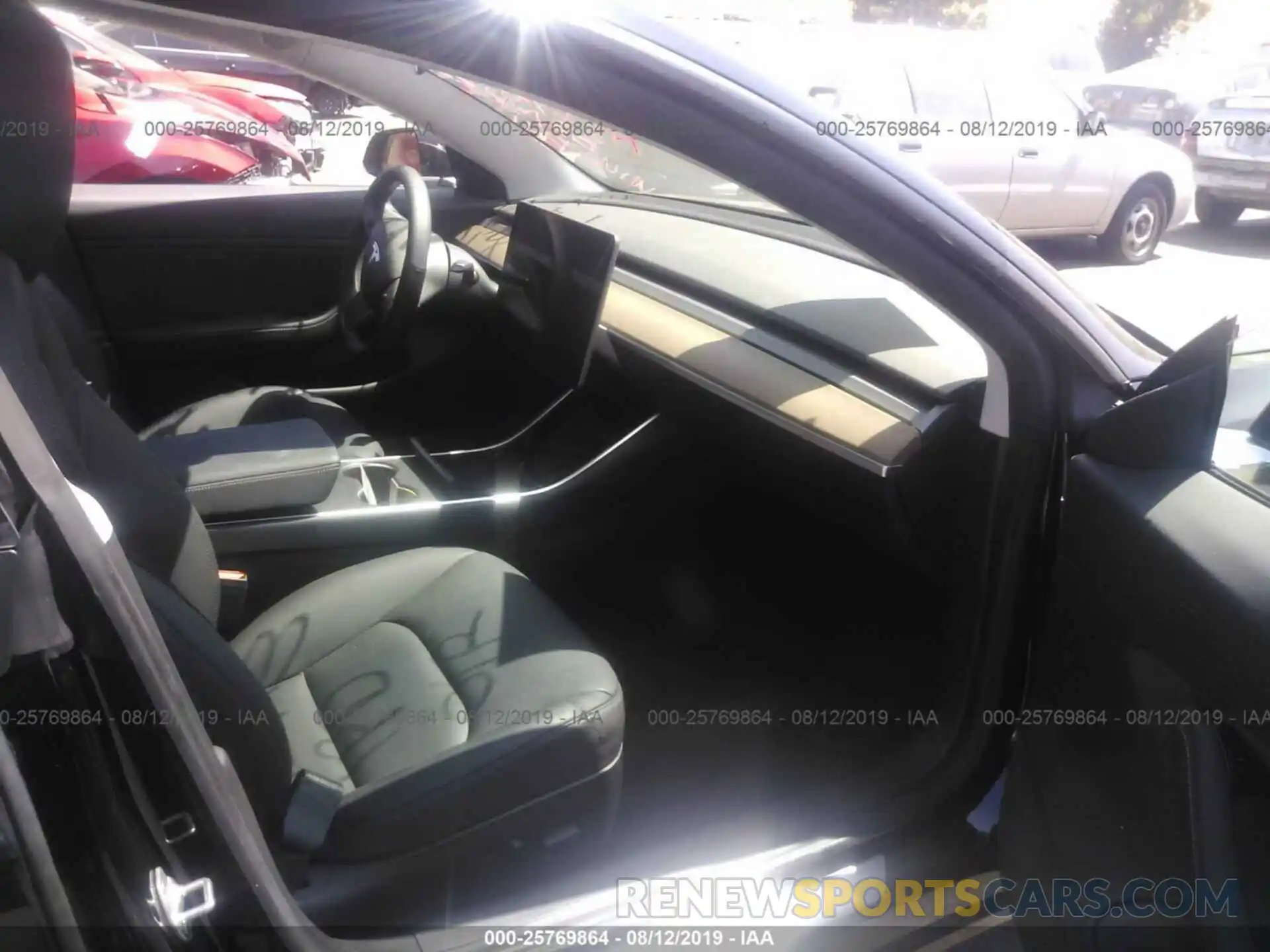 5 Photograph of a damaged car 5YJ3E1EA8KF397760 TESLA MODEL 3 2019