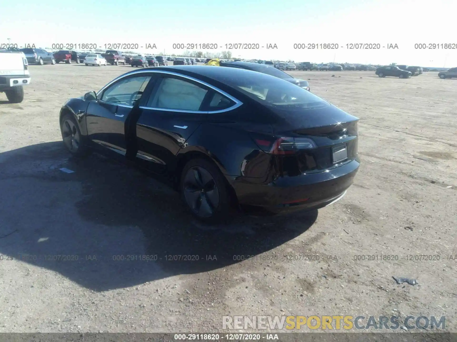 3 Photograph of a damaged car 5YJ3E1EA8KF397872 TESLA MODEL 3 2019