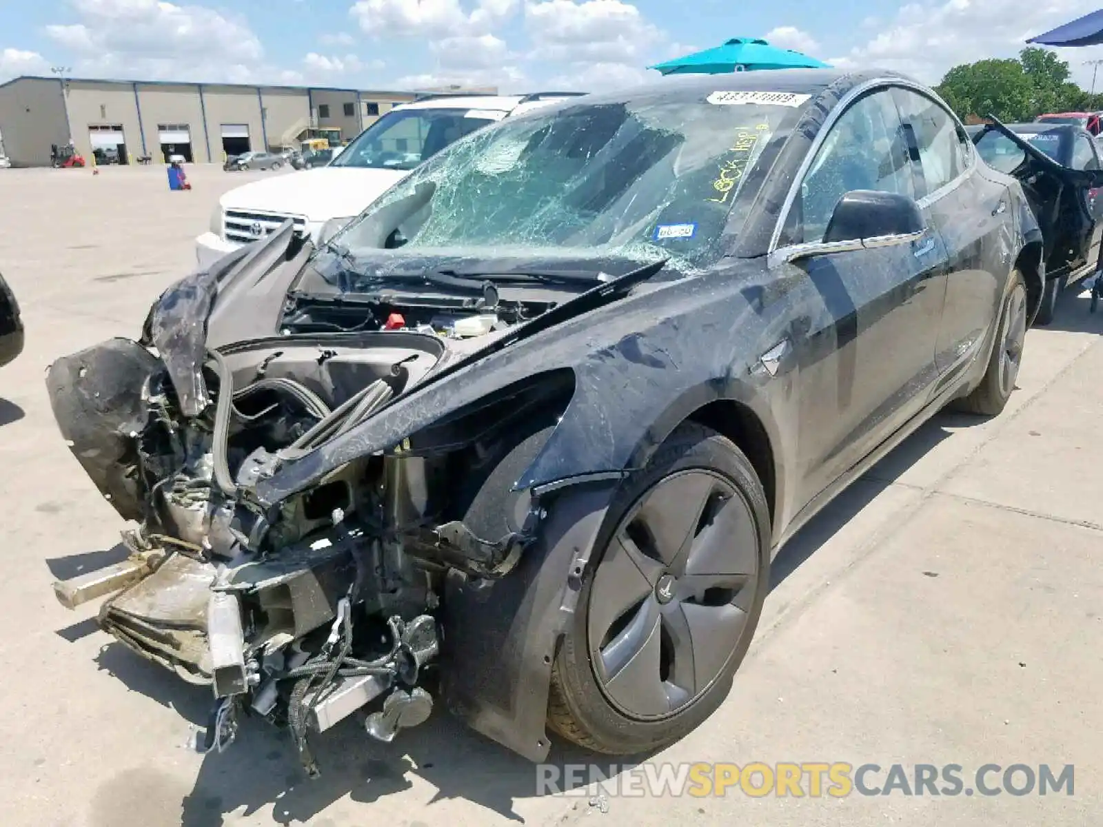 2 Фотография поврежденного автомобиля 5YJ3E1EA8KF398973 TESLA MODEL 3 2019