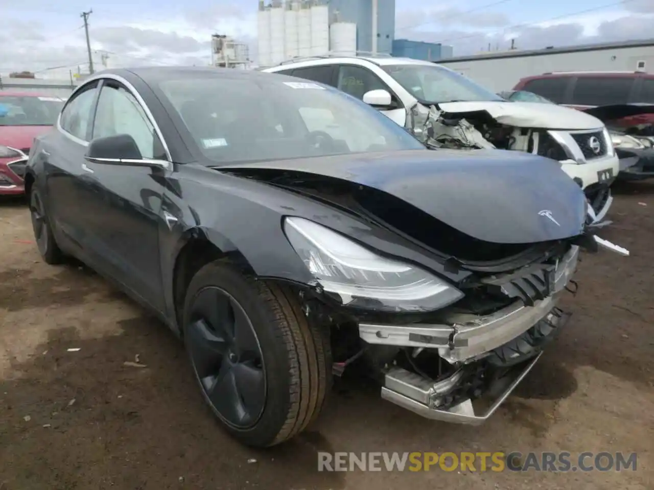 1 Фотография поврежденного автомобиля 5YJ3E1EA8KF399024 TESLA MODEL 3 2019