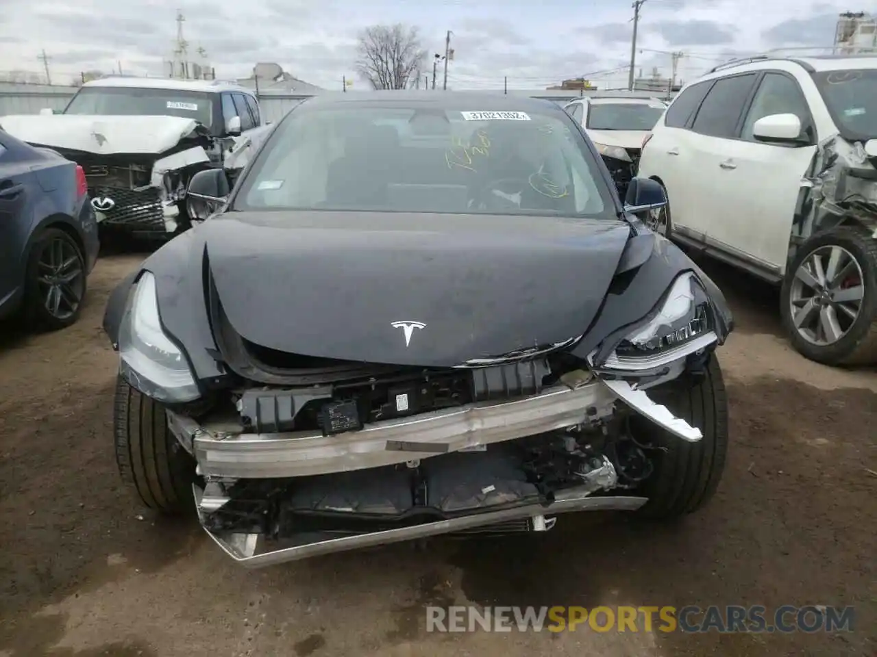 9 Фотография поврежденного автомобиля 5YJ3E1EA8KF399024 TESLA MODEL 3 2019