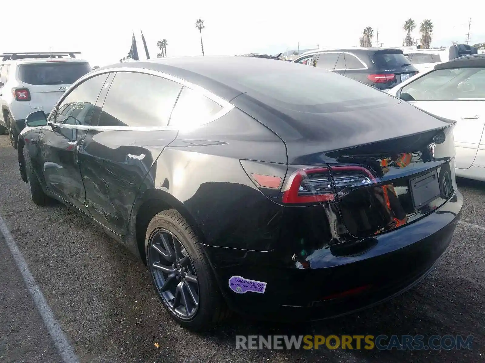 3 Photograph of a damaged car 5YJ3E1EA8KF399251 TESLA MODEL 3 2019