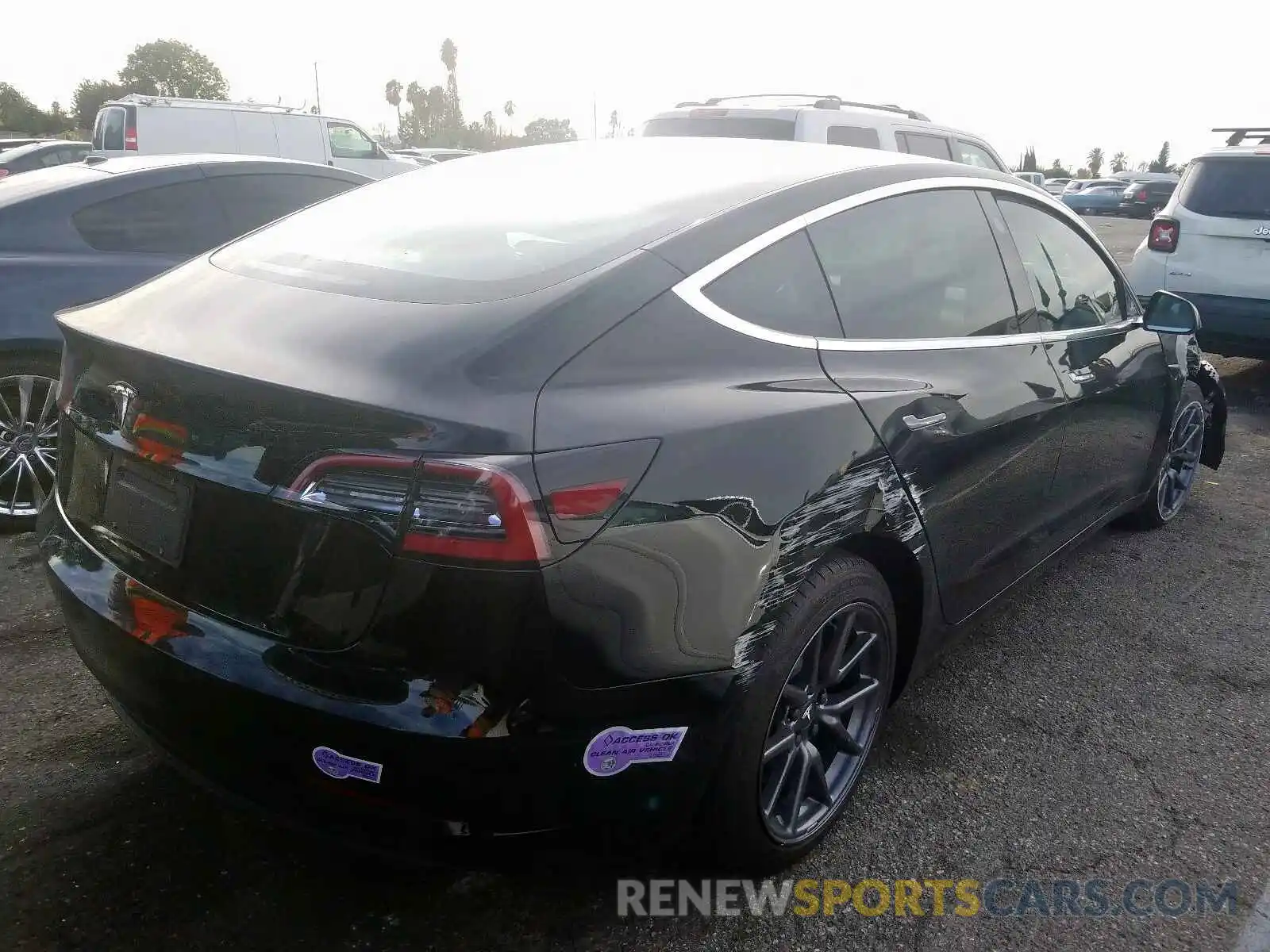 4 Photograph of a damaged car 5YJ3E1EA8KF399251 TESLA MODEL 3 2019