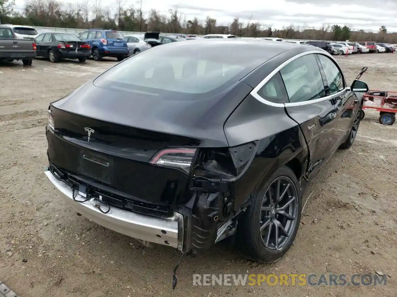 4 Photograph of a damaged car 5YJ3E1EA8KF399279 TESLA MODEL 3 2019