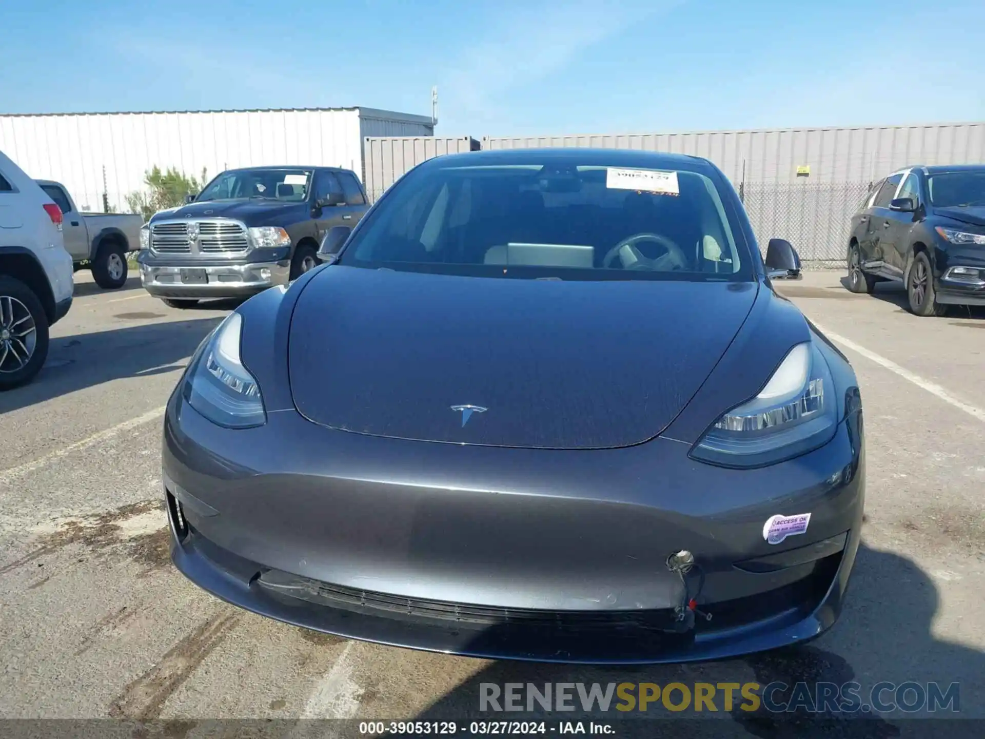 11 Photograph of a damaged car 5YJ3E1EA8KF400480 TESLA MODEL 3 2019